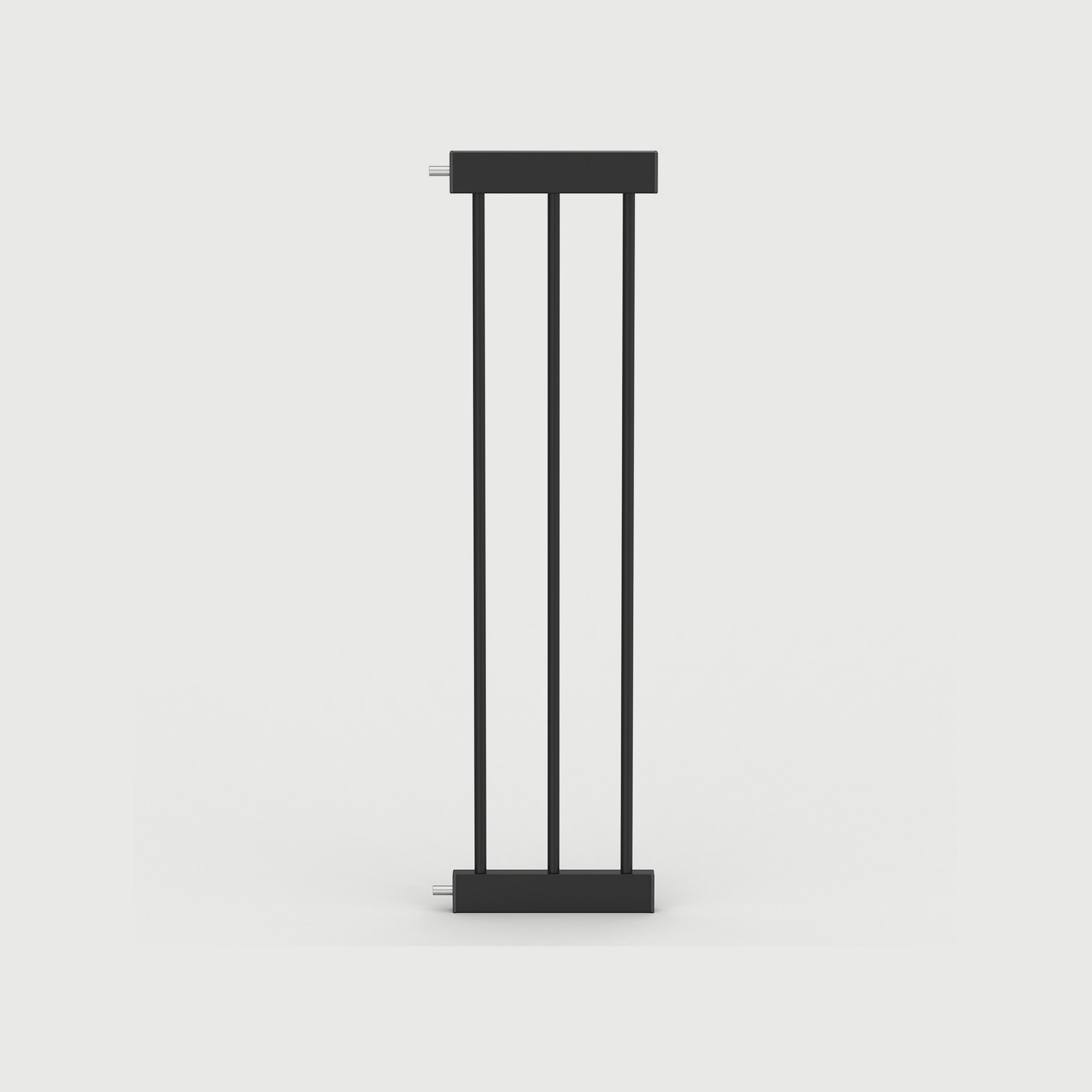 Baby Safe Wooden Safety Gate With 21Cm, Black Extension, Natural Wood-baby-healthandsafety-babyproofing-image-2