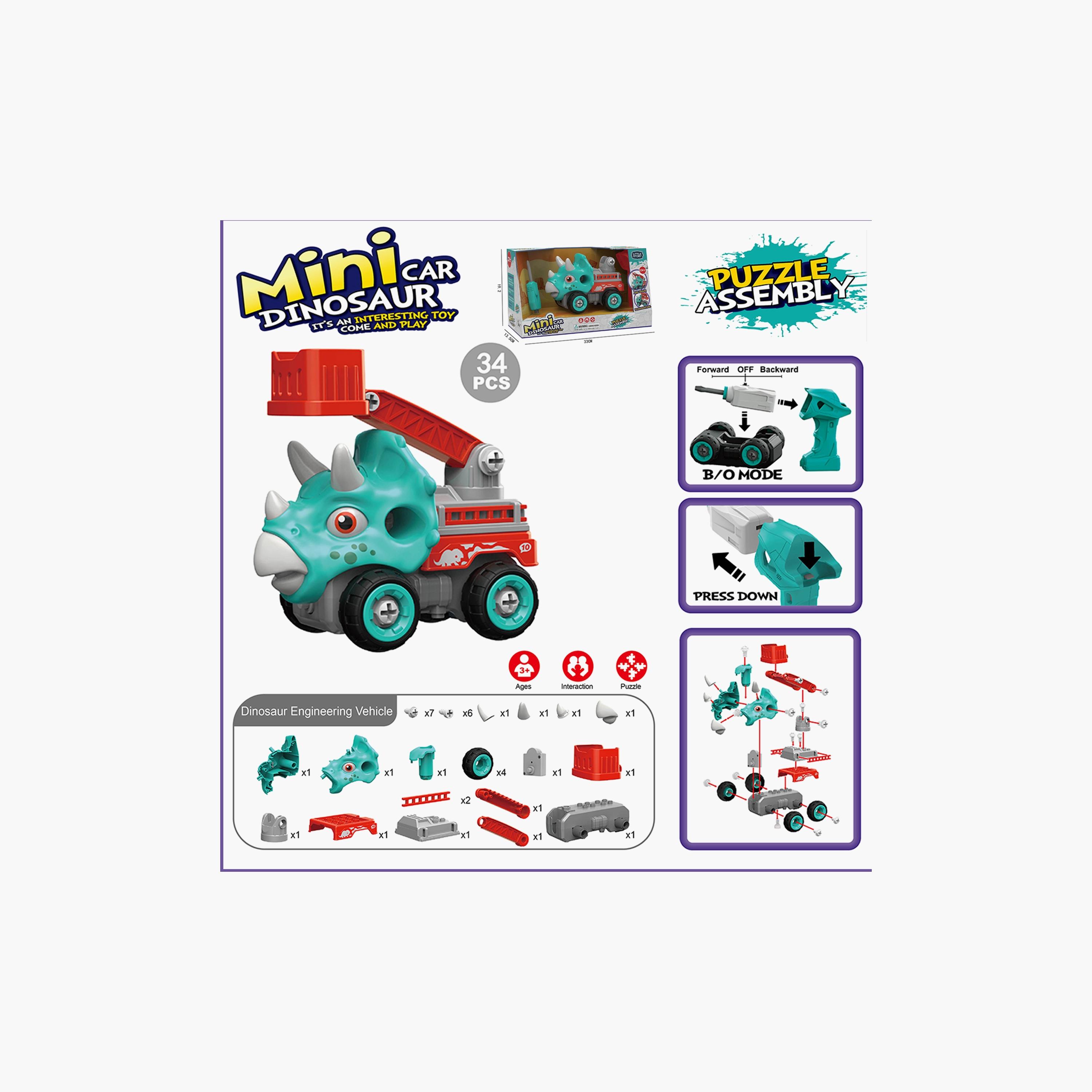 Little Story Kids Toy Mini Dinosaur Truck With Remote Control, Green-toys-playvehicles-utilityvehicles-image-4