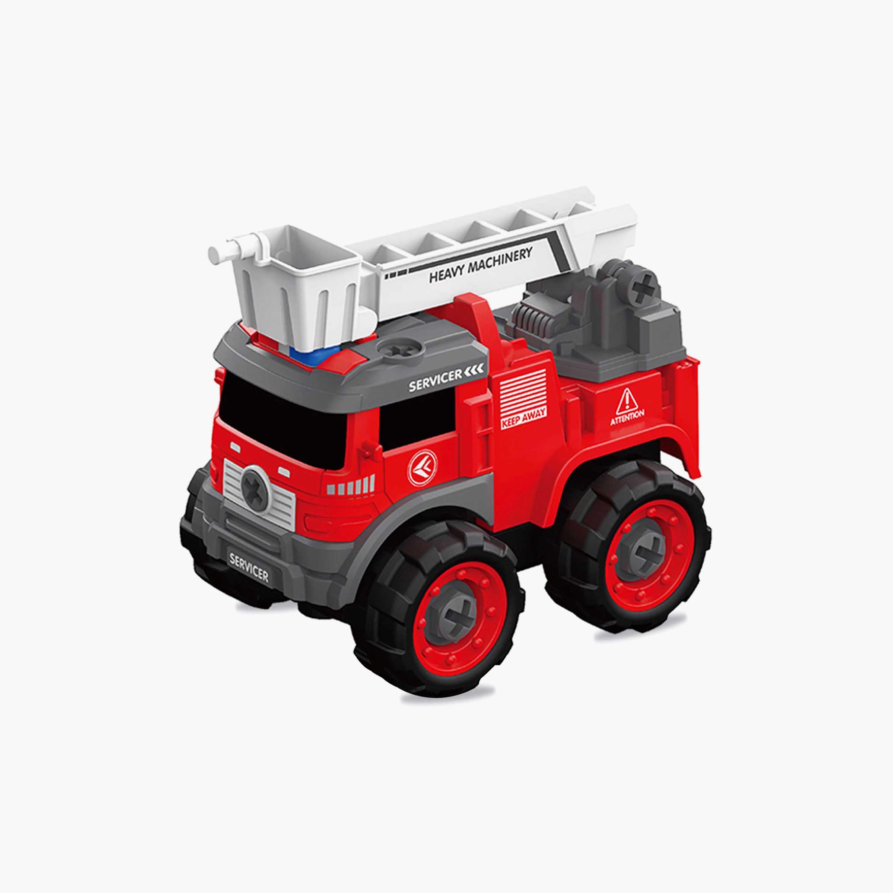 لعبة أطفال عربة إطفاء الحريق مع جهاز التحكم عن بعد من ليتل ستوري، أحمر-toys-playvehicles-utilityvehicles-image-1