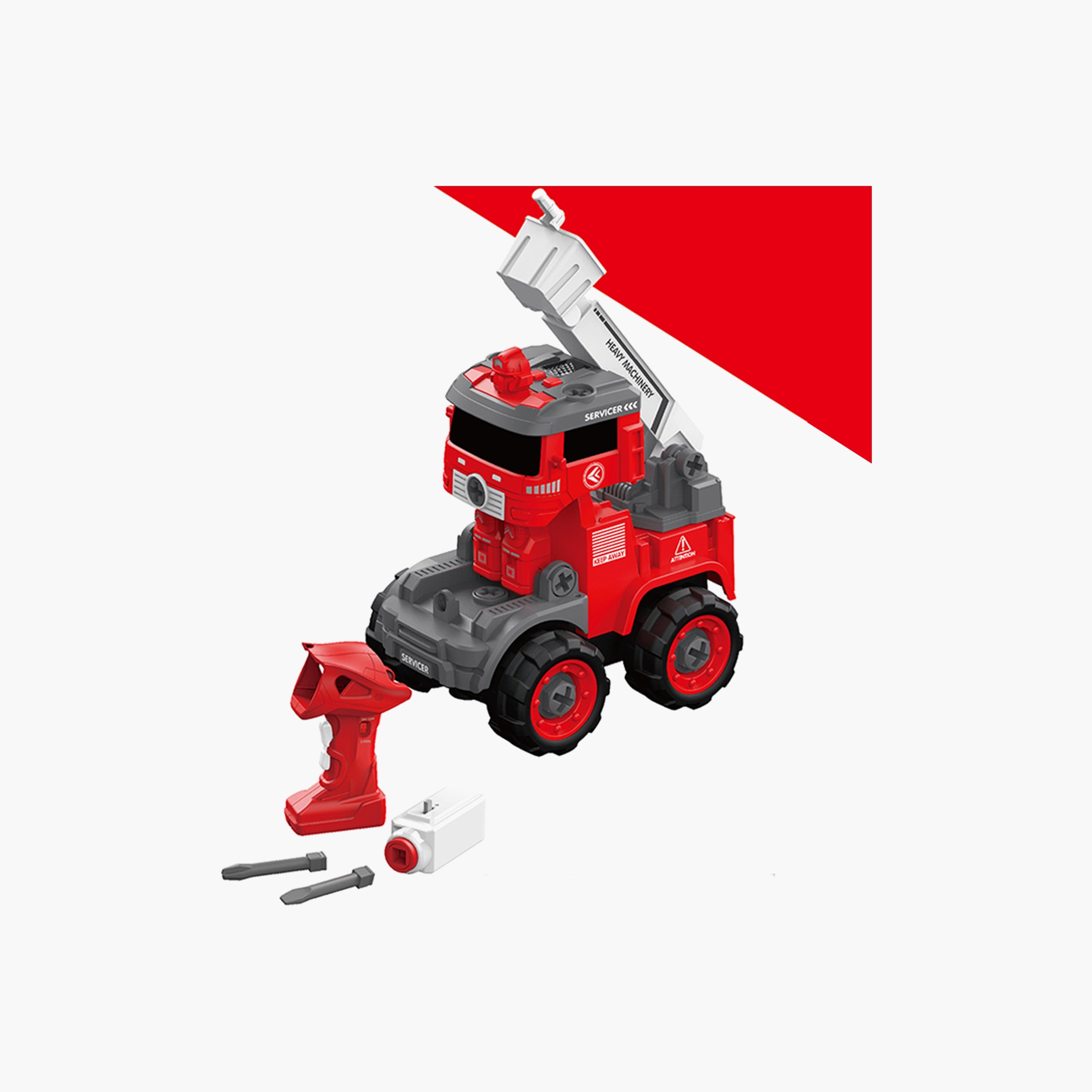 لعبة أطفال عربة إطفاء الحريق مع جهاز التحكم عن بعد من ليتل ستوري، أحمر-toys-playvehicles-utilityvehicles-image-2