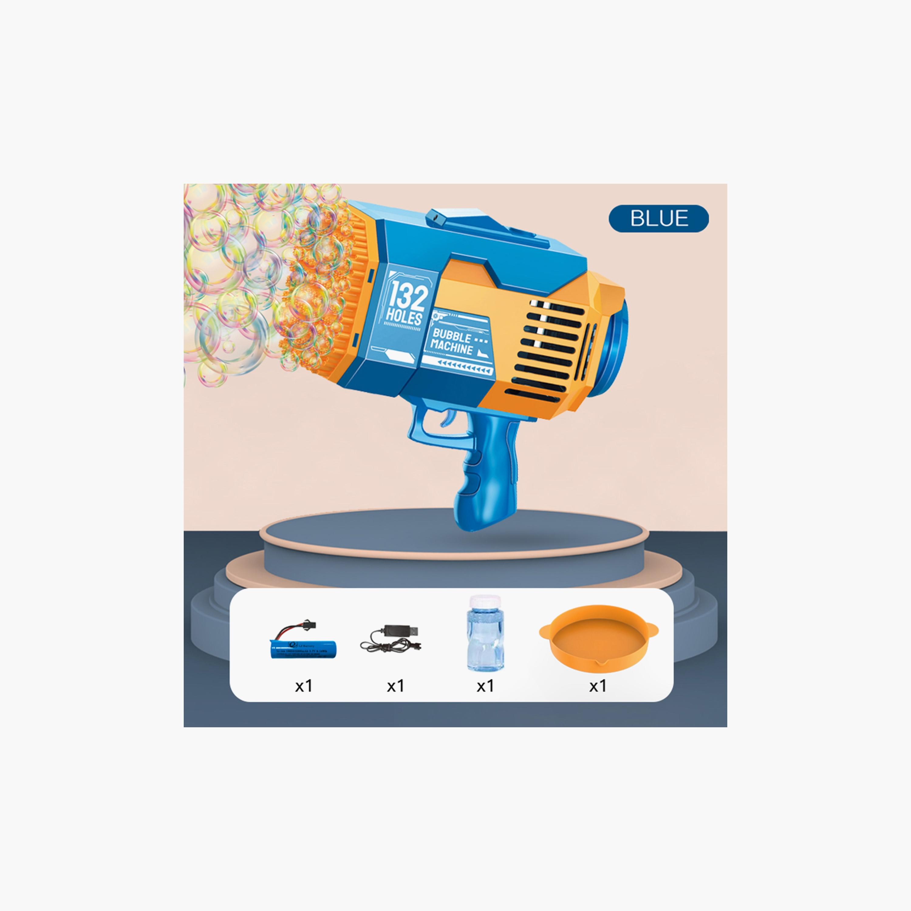 Little Story 132 Holes Bubble Machine Gun With Light/Bubble Maker, Orange-toys-outdoor-poolandbeach-waterandbubbleguns-image-3
