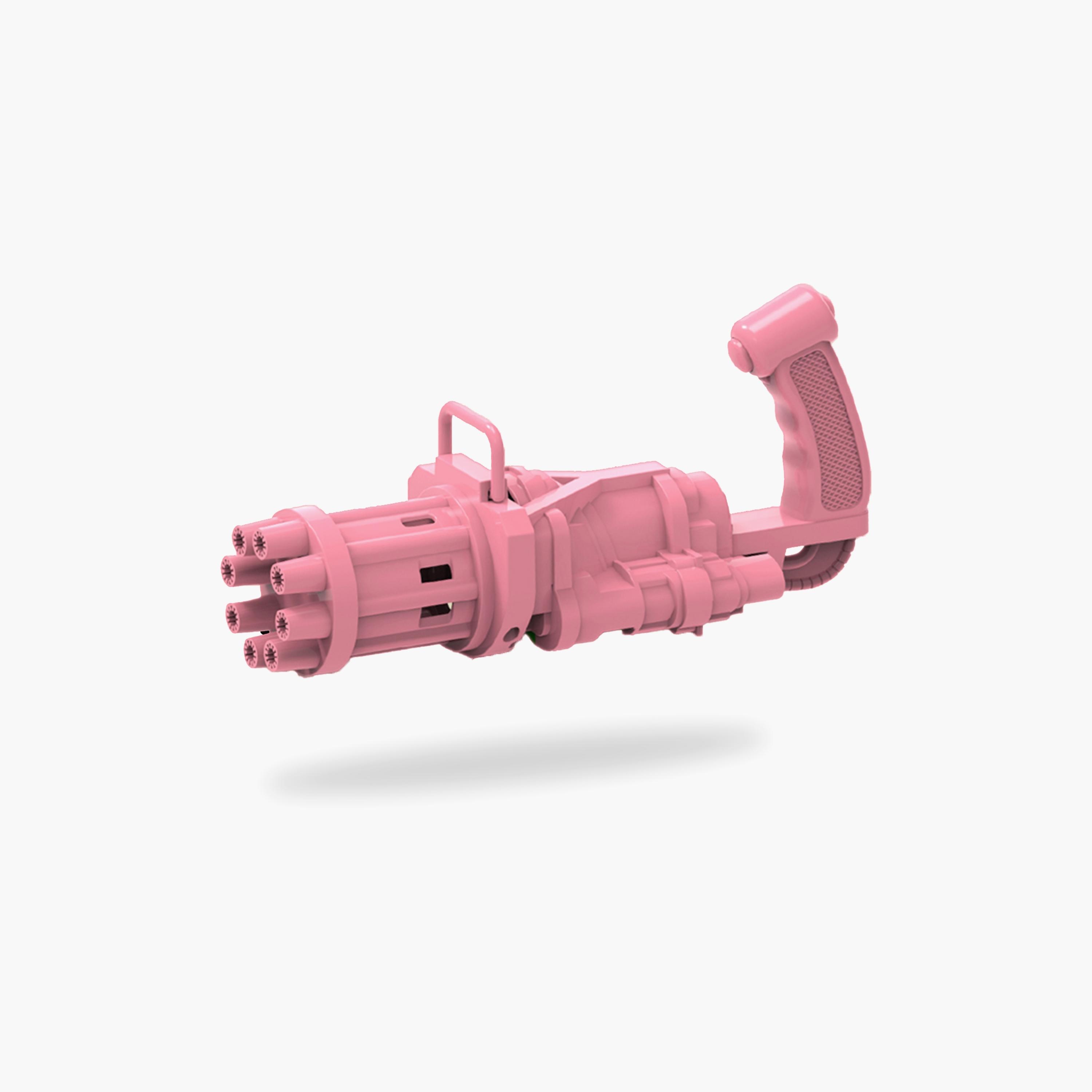 Little Story 8 Holes Bubble Machine Kids Gun, Pink-toys-outdoor-poolandbeach-waterandbubbleguns-image-1