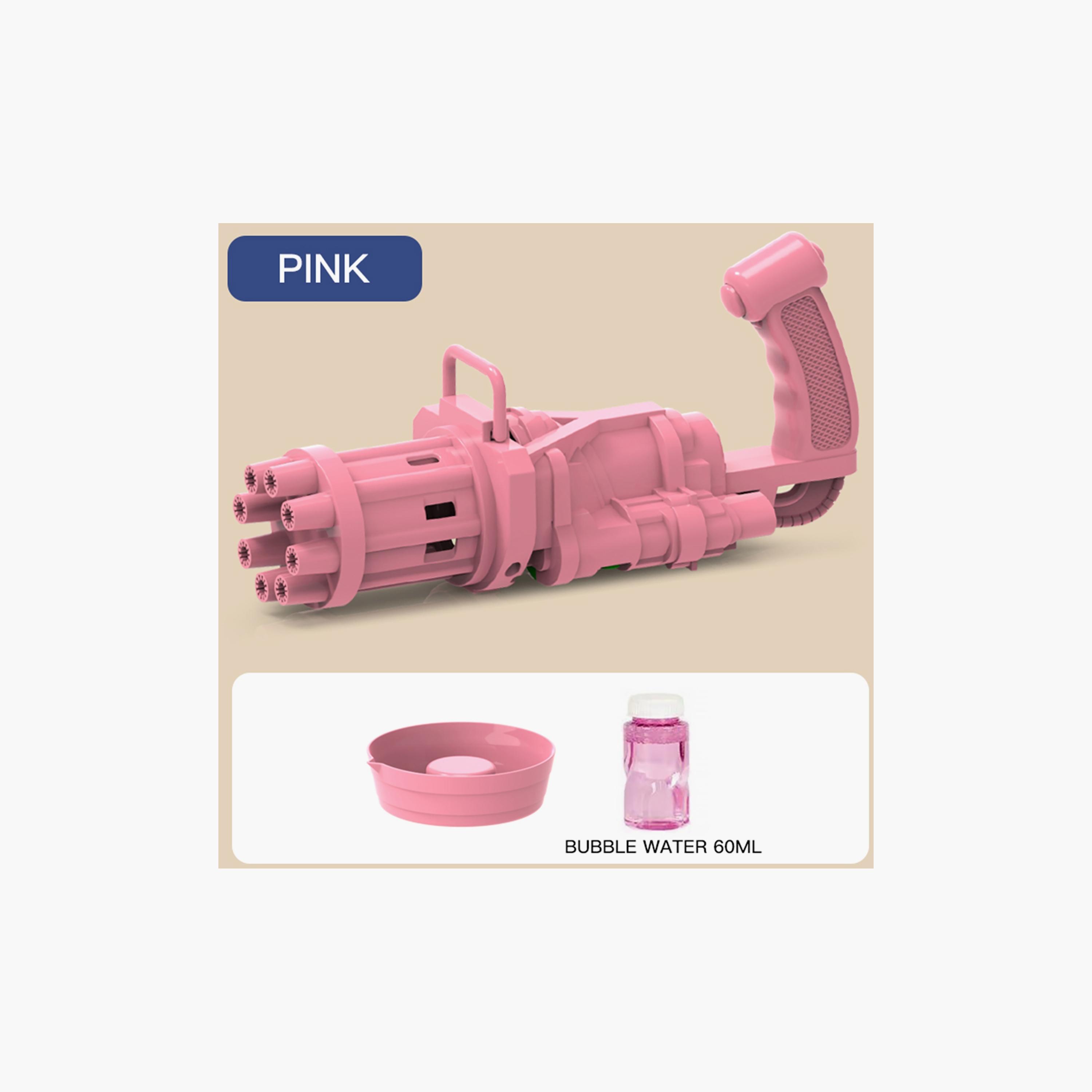 Little Story 8 Holes Bubble Machine Kids Gun, Pink-toys-outdoor-poolandbeach-waterandbubbleguns-image-2