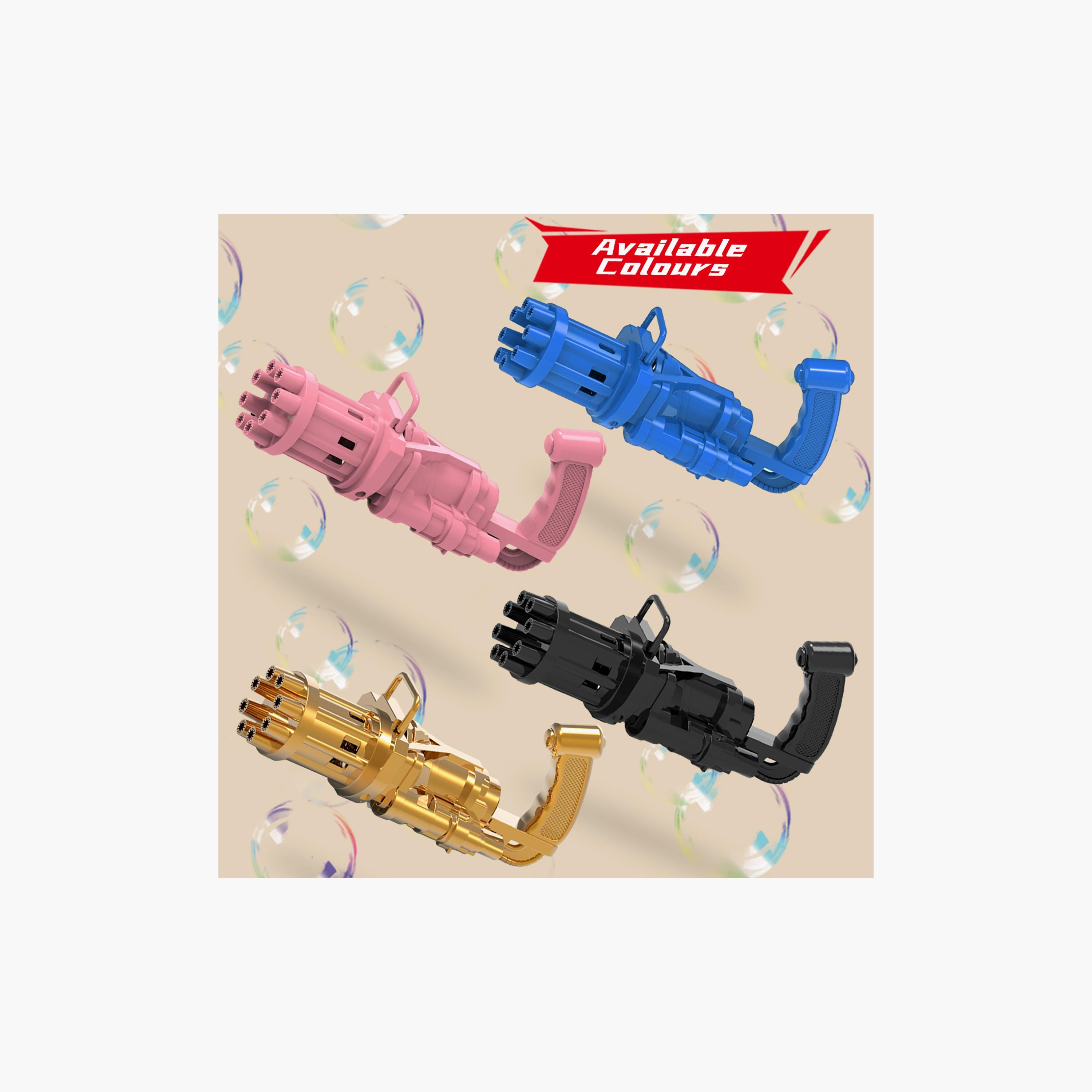 Little Story 8 Holes Bubble Machine Kids Gun, Pink-toys-outdoor-poolandbeach-waterandbubbleguns-image-4