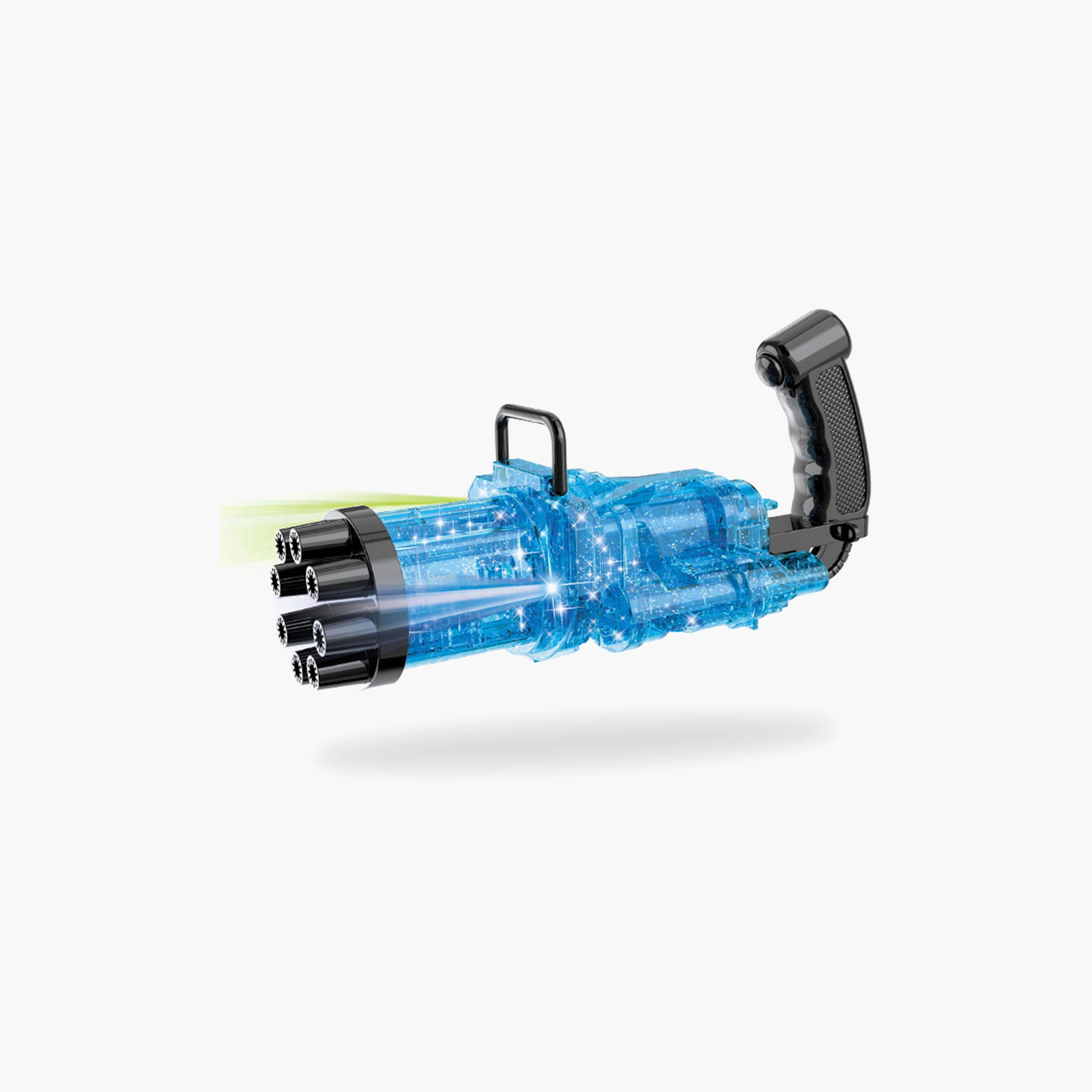 Little Story 8 Holes Bubble Machine Kids Gun, Blue-toys-outdoor-poolandbeach-waterandbubbleguns-image-1