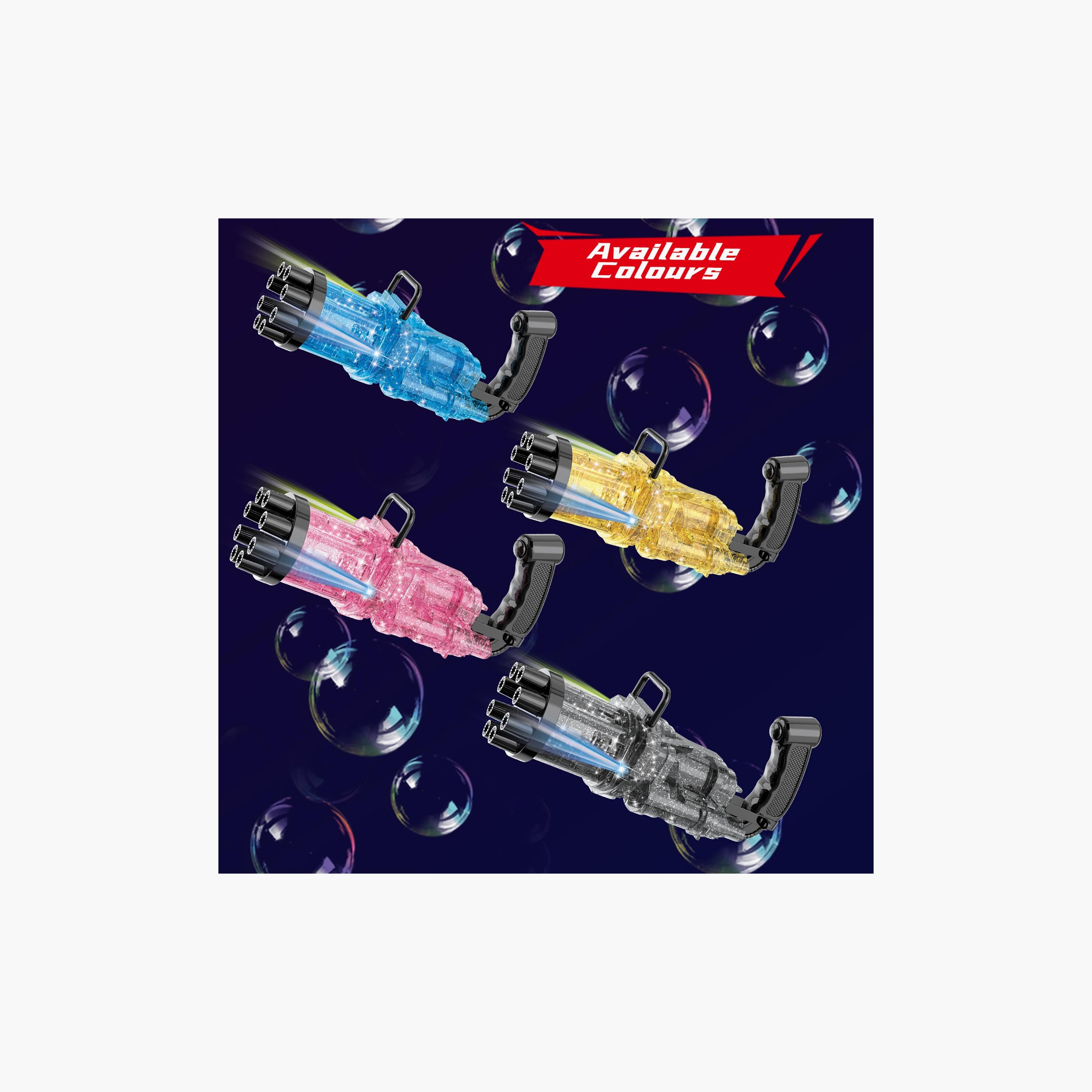 Little Story 8 Holes Bubble Machine Kids Gun, Pink-toys-outdoor-poolandbeach-waterandbubbleguns-image-4