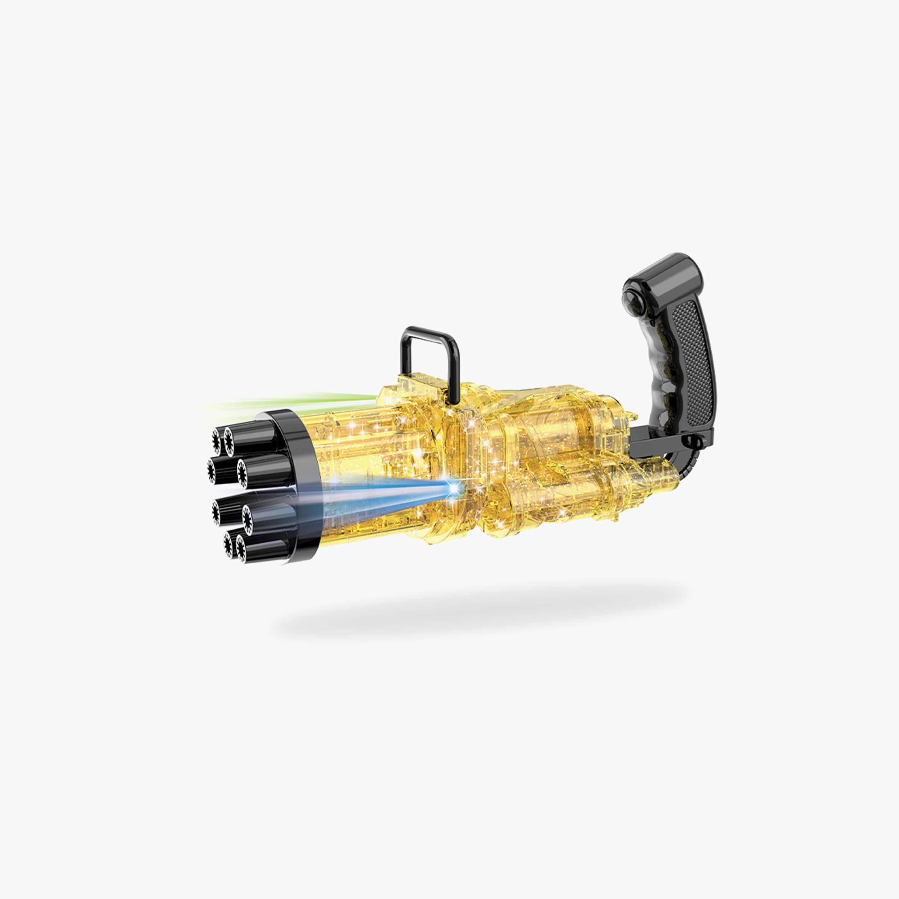 Little Story 8 Holes Bubble Machine Kids Gun, Yellow-toys-outdoor-poolandbeach-waterandbubbleguns-image-1