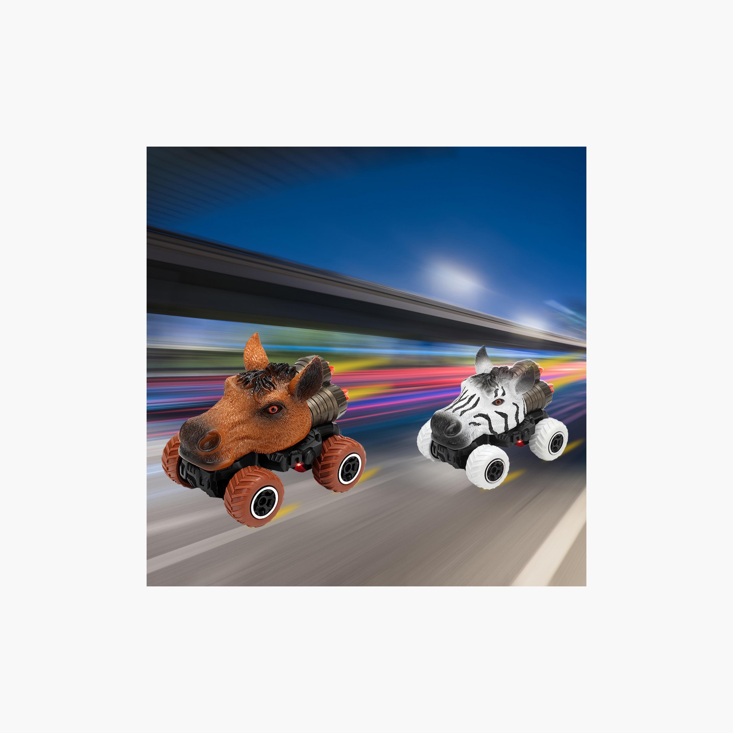Little Story Kids Toy 2 Channel Horse Car With Remote Control, Red-toys-remotecontrolledvehicles-rccars-image-2