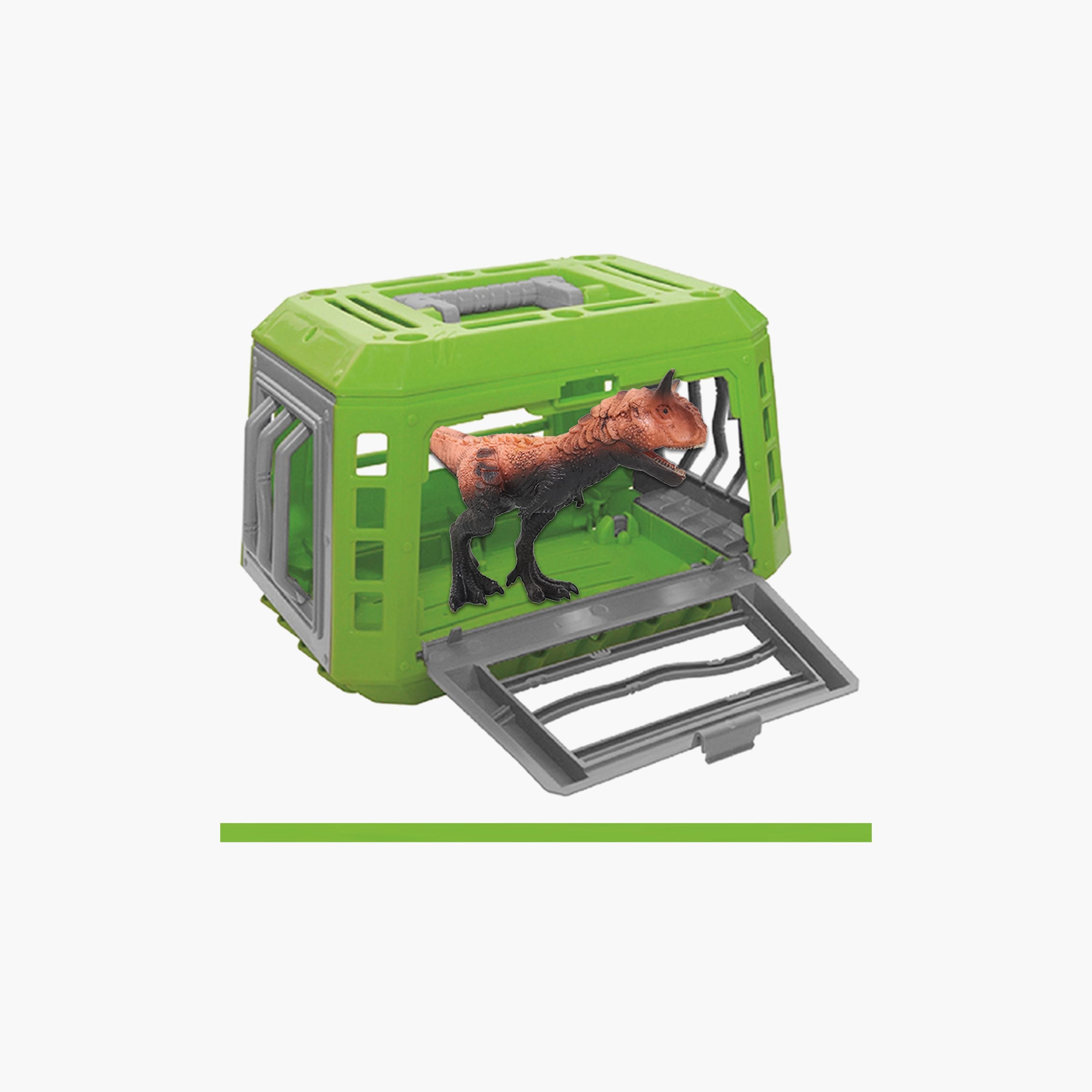 Little Story Kids Toy Dinosaur With Caching Cage, Green-toys-playfigures-actionfigures-image-3
