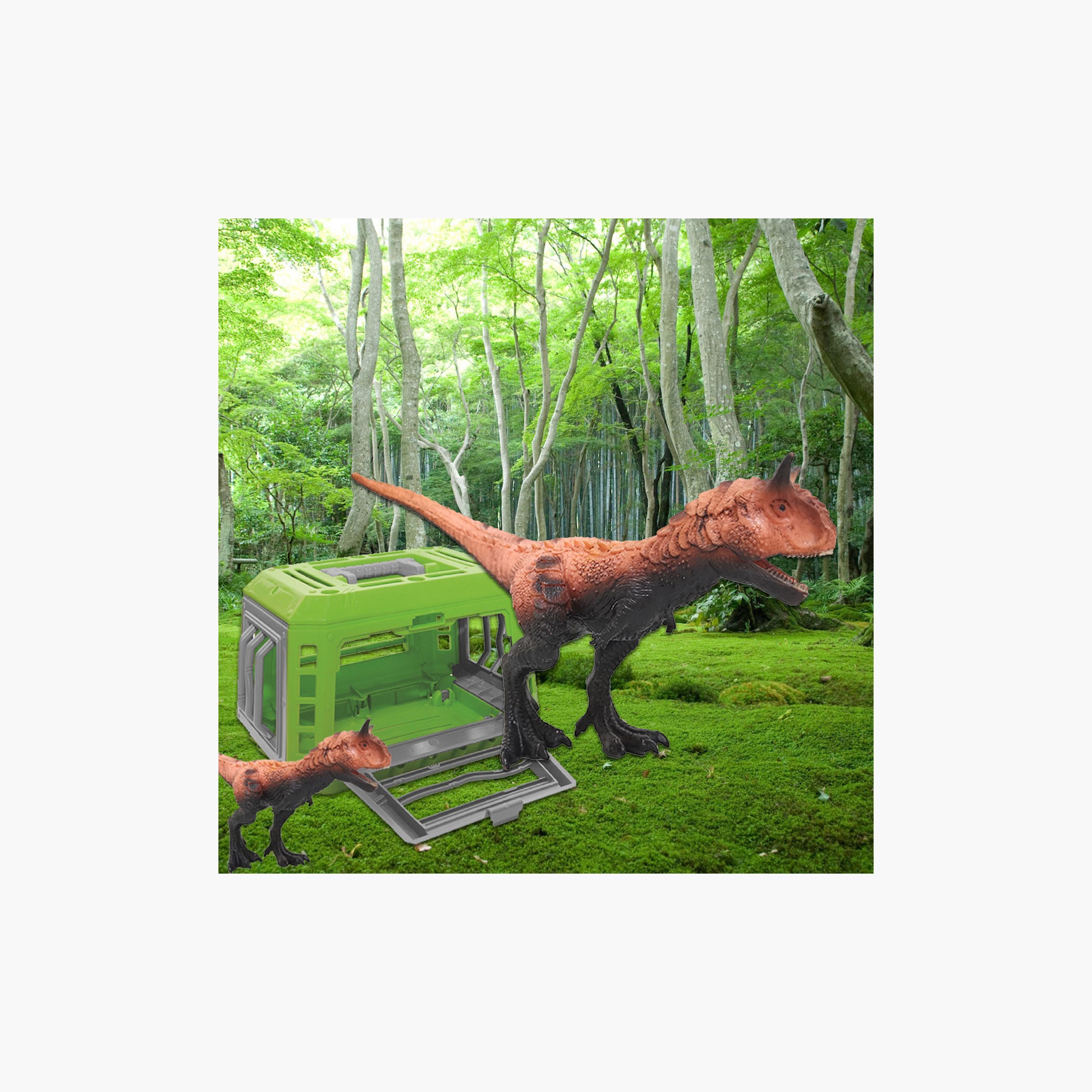 Little Story Kids Toy Dinosaur With Caching Cage, Green-toys-playfigures-actionfigures-image-4