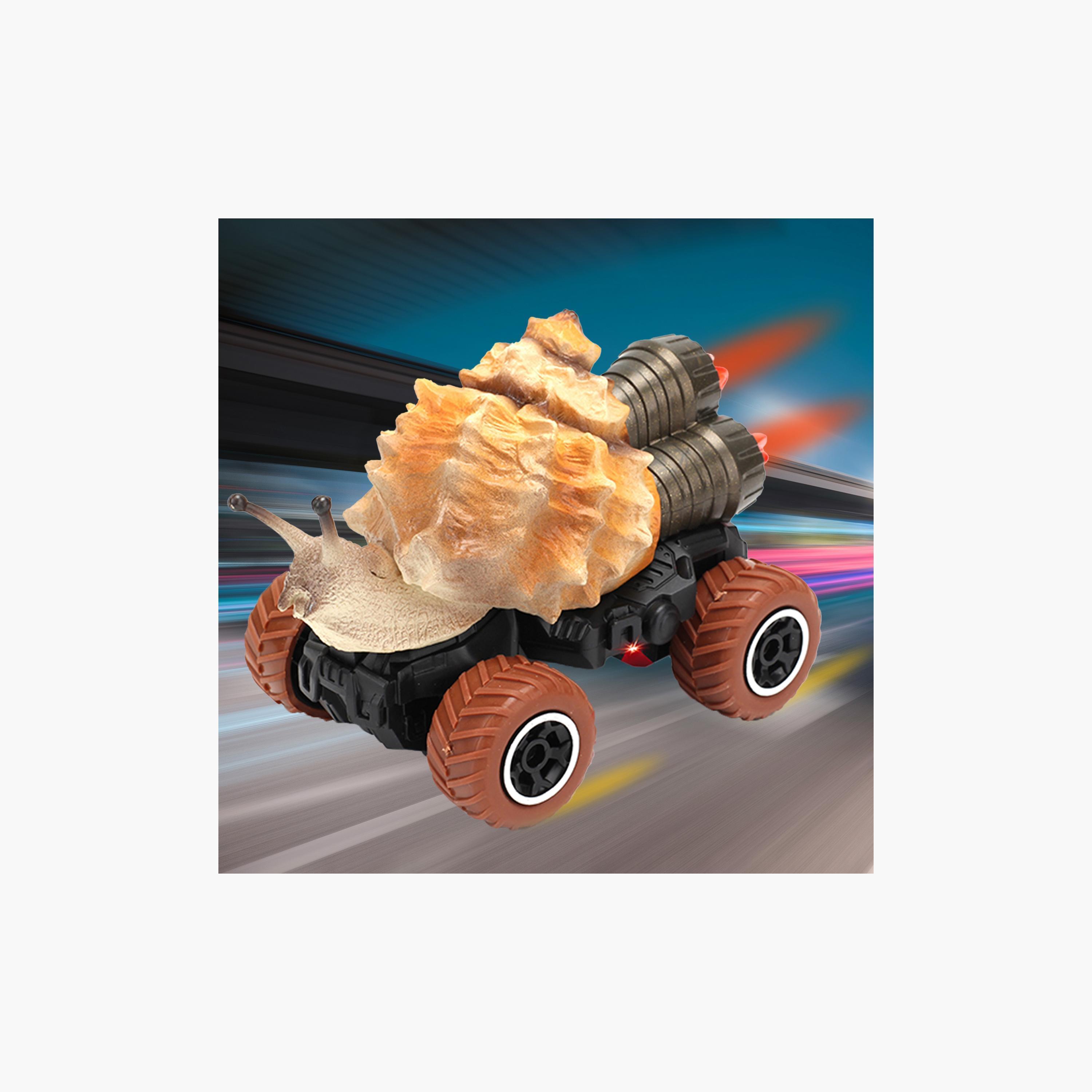 Little Story Kids Toy 2 Channel Snail Car With Remote Control, Brown-toys-remotecontrolledvehicles-rccars-image-2
