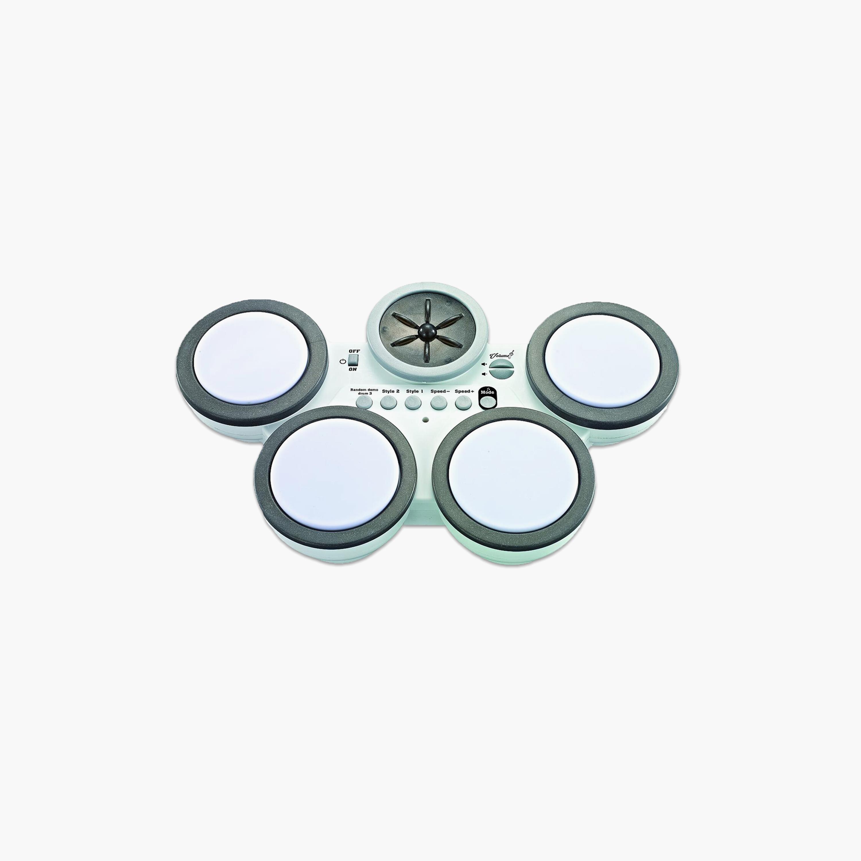 Little Story Kids Electronic Drum Set, Grey-toys-educational-musicaltoys-image-1