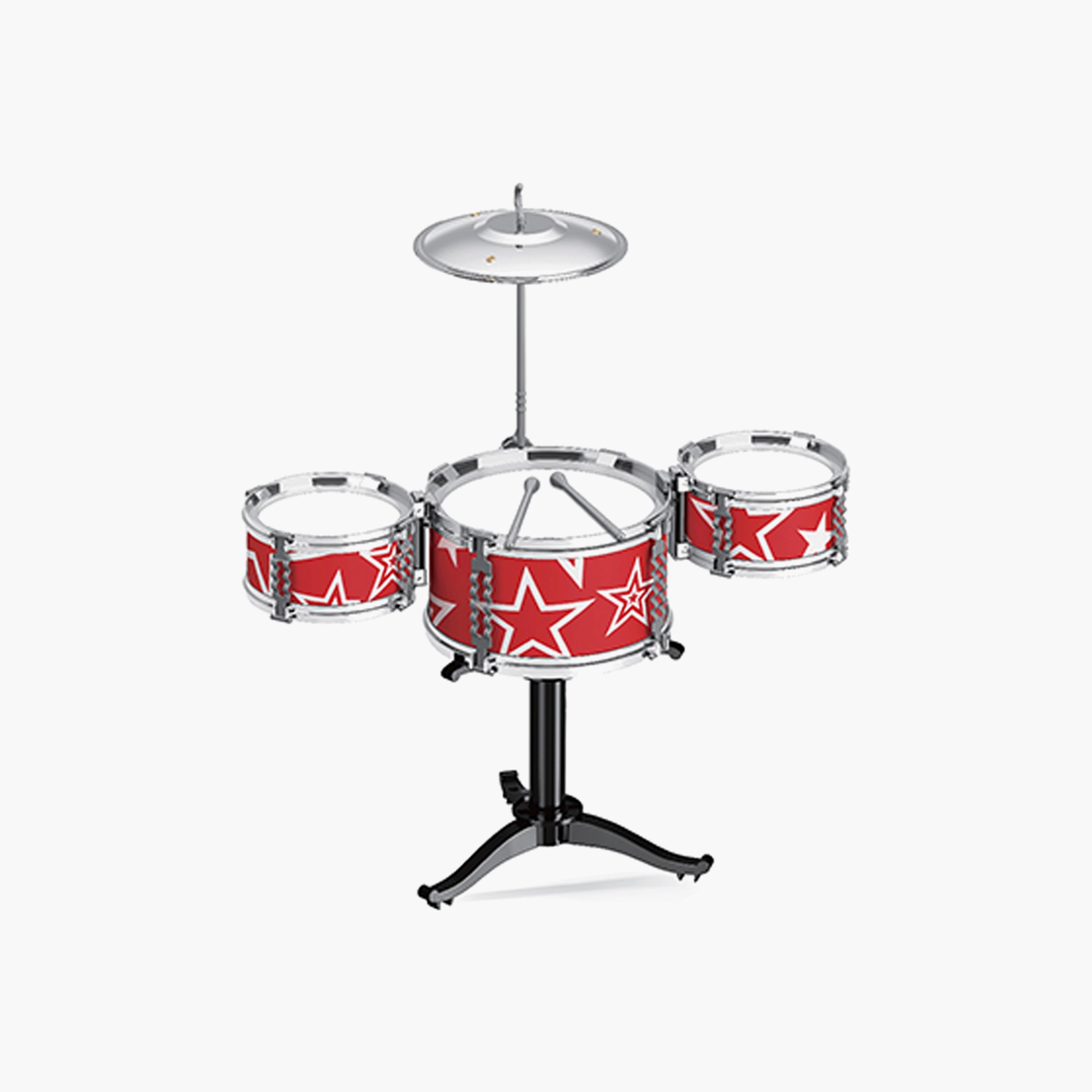 Little Story Kids Drum Set Musical Instrument, Blue-toys-educational-musicaltoys-image-1