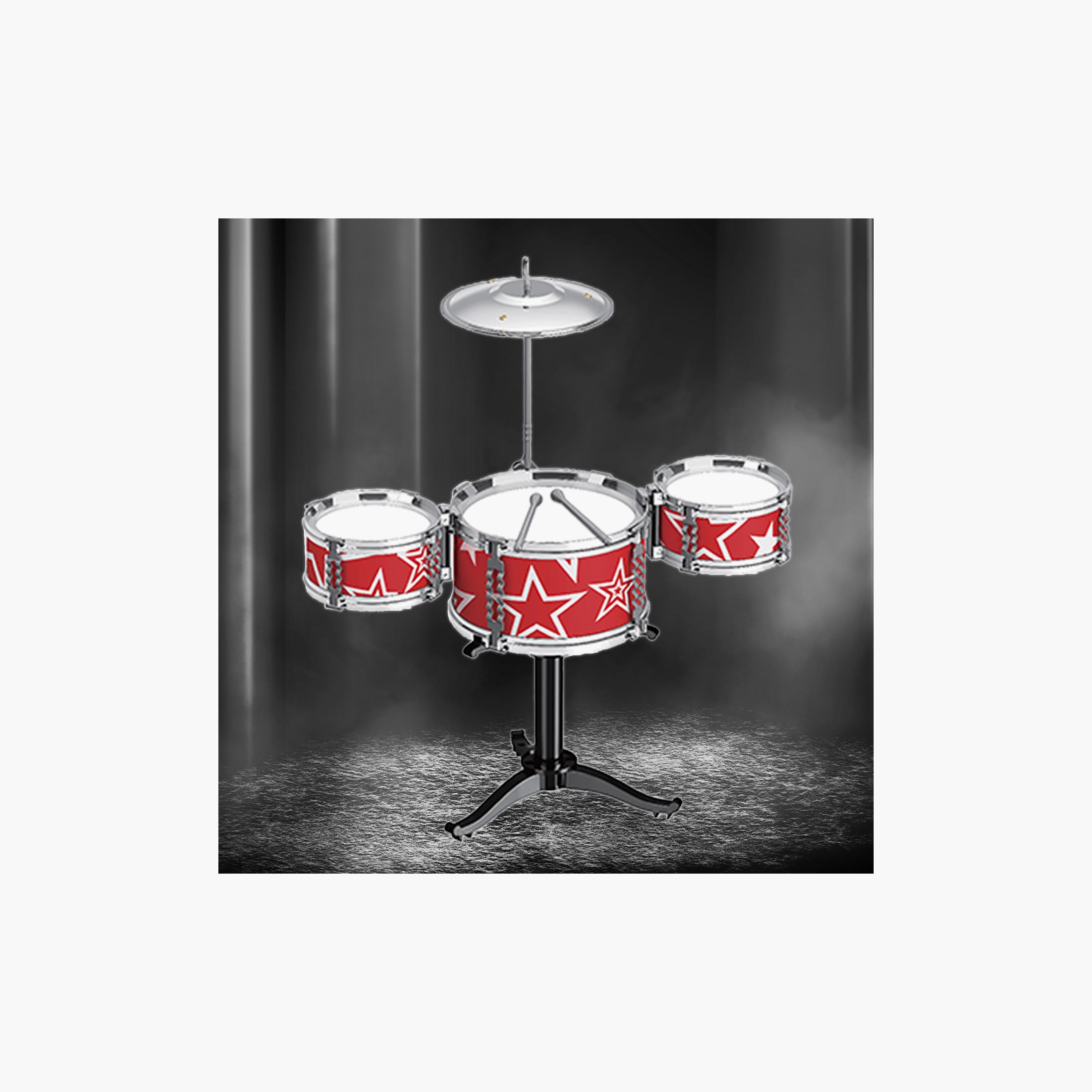 Little Story Kids Drum Set Musical Instrument, Blue-toys-educational-musicaltoys-image-2