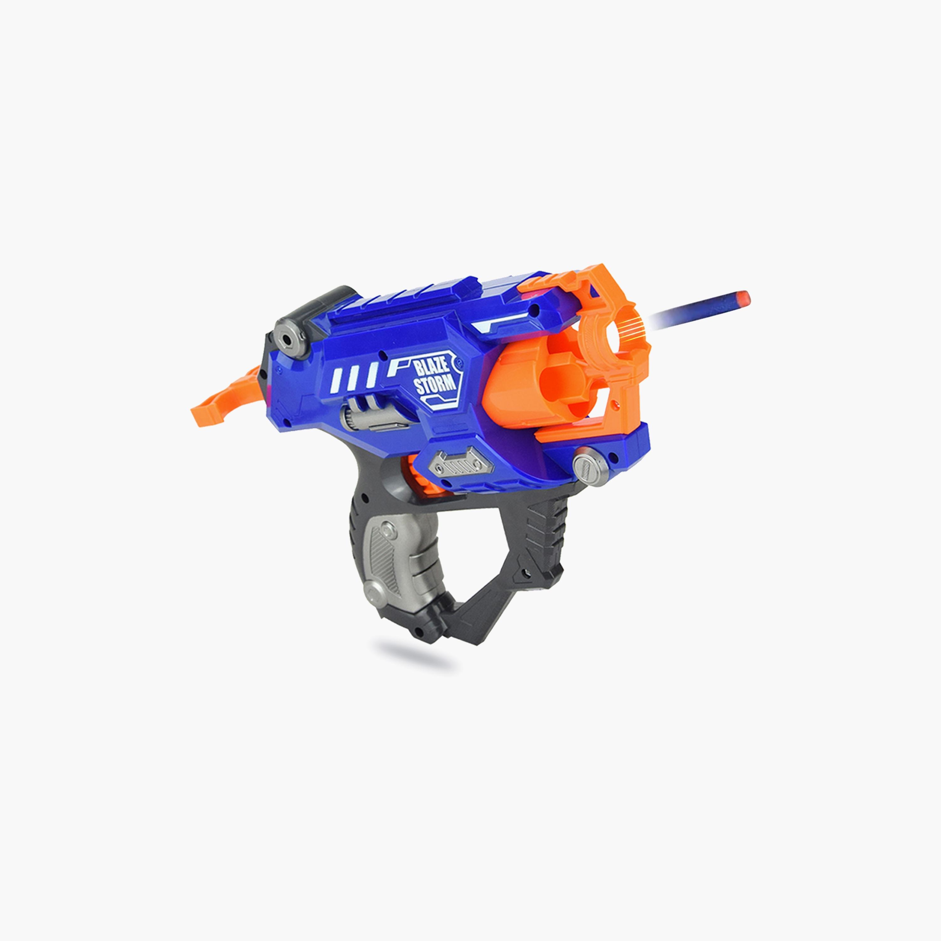 Little Story Kids Manual Bullet Gun With 10-Piece Soft Bullets, Blue-toys-outdoor-gunsandfoamblasters-image-3