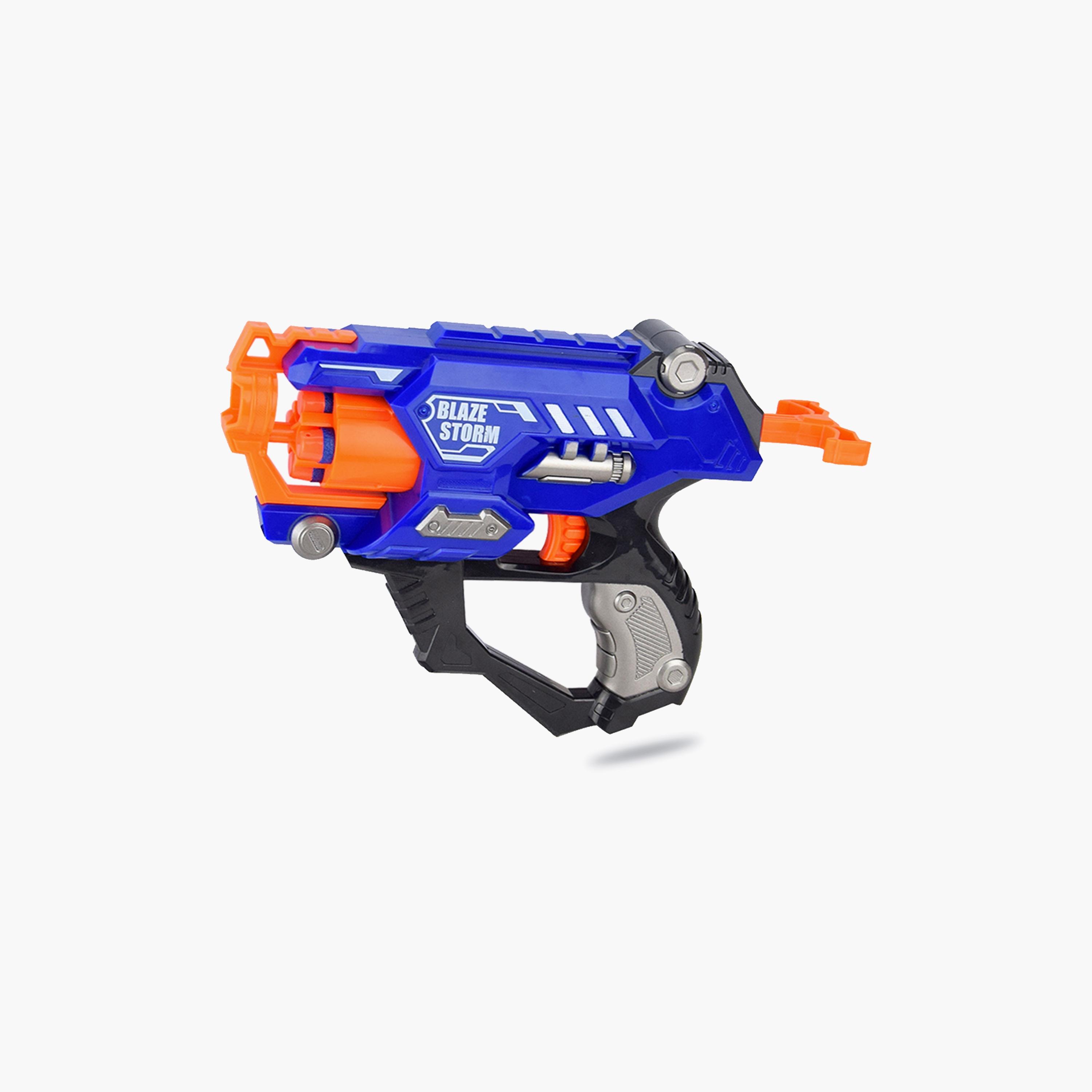 Little Story Kids Manual Bullet Gun With 10-Piece Soft Bullets, Blue-toys-outdoor-gunsandfoamblasters-image-5