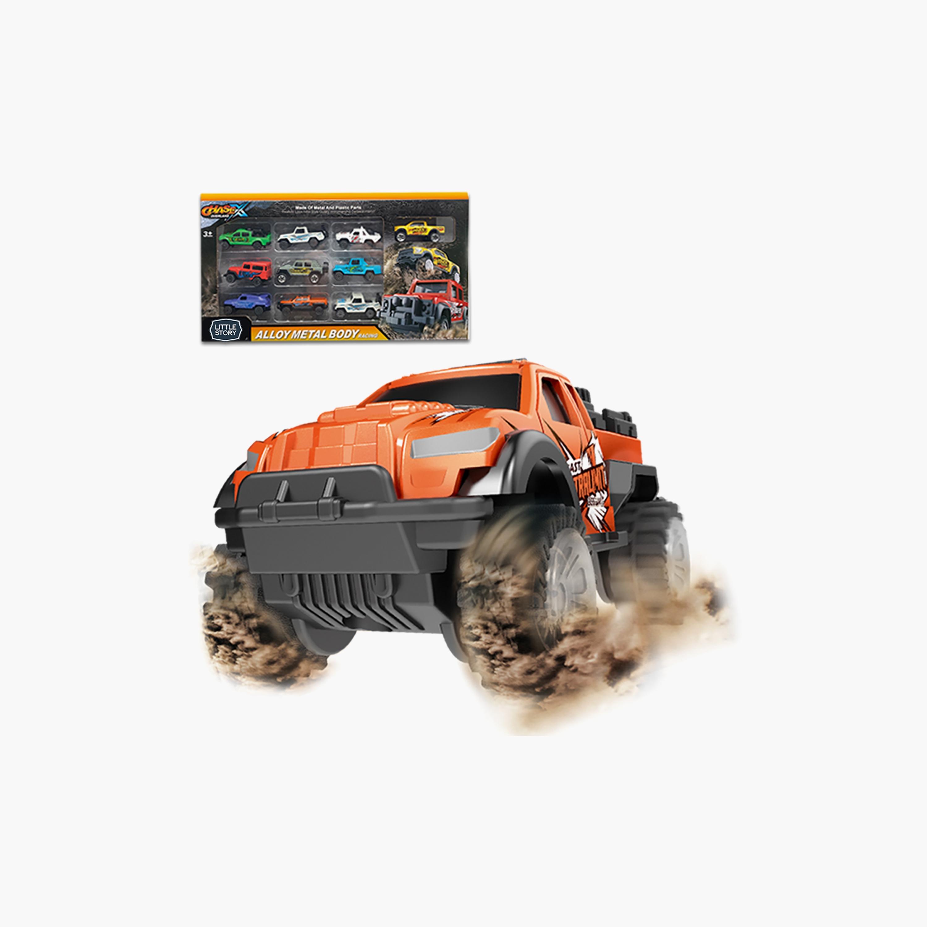مجموعة لعب سيارة زحلقة لعبة مصبوبة جرافيتي 10 قطع من ليتل ستوري-toys-playvehicles-diecastcars-image-3