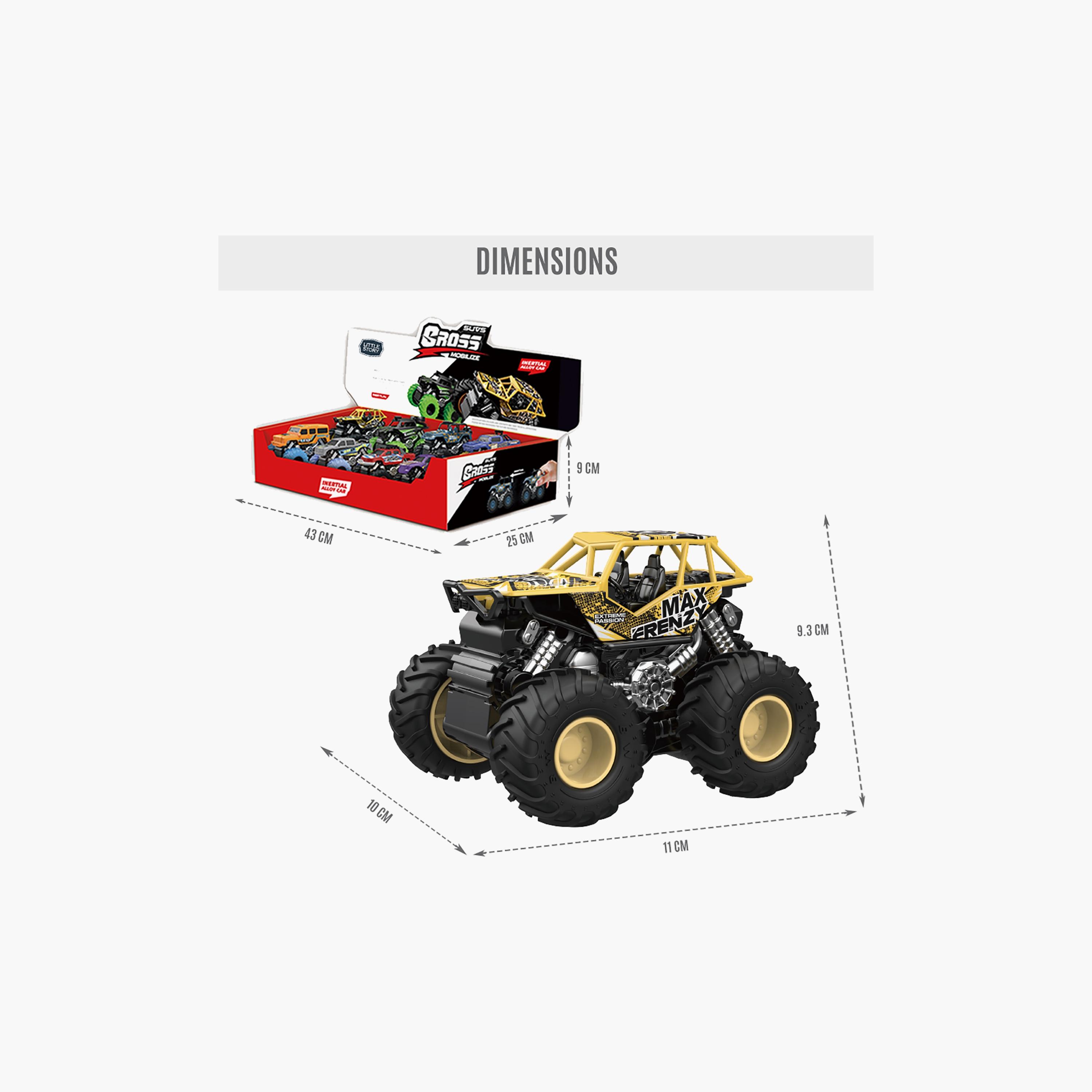 Little Story 8-Piece 4X4 Inertia Toy Car Set-toys-playvehicles-vehicleplaysets-image-5