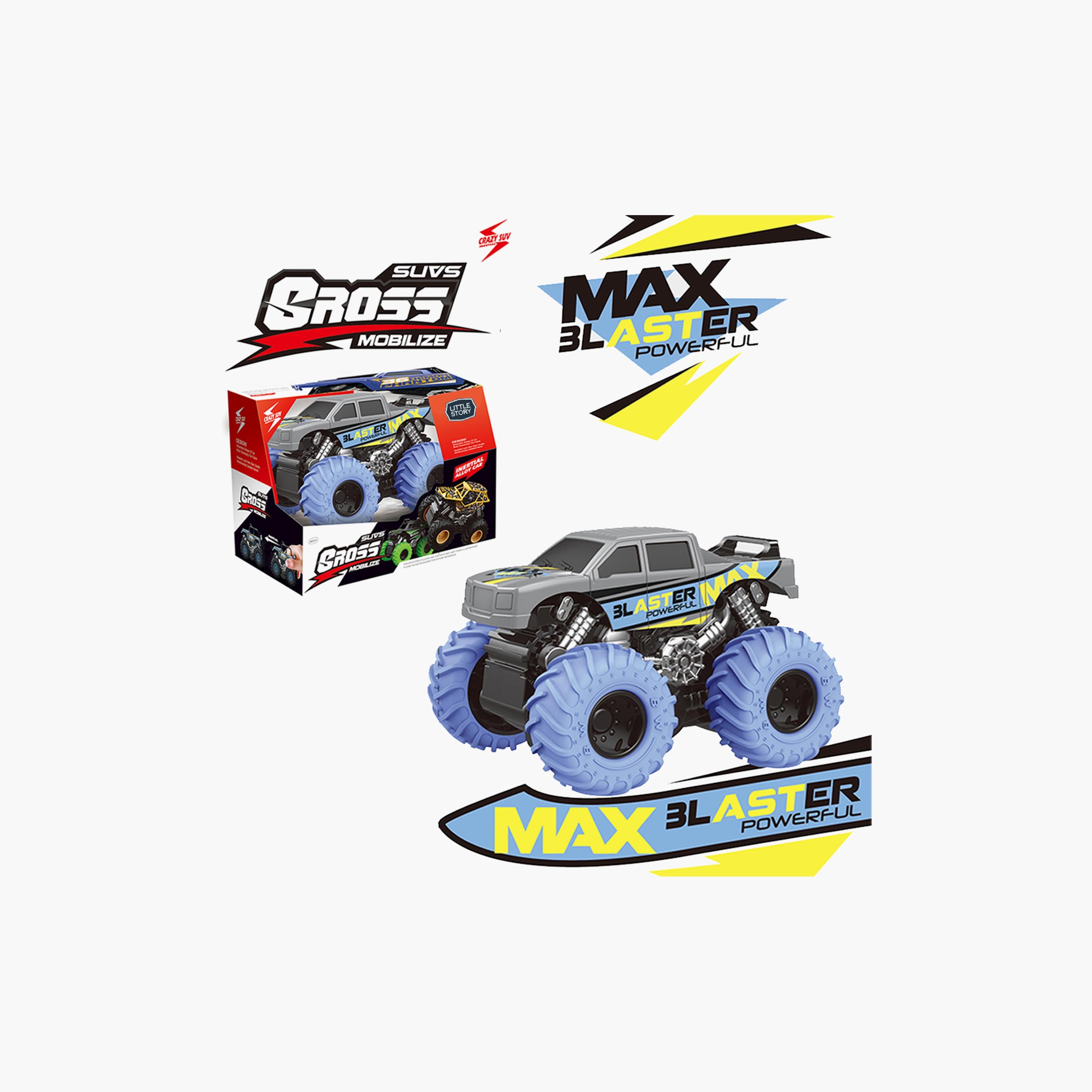 مجموعة لعب سيارة 4*4 بالقصور الذاتي مصبوبة من ليتل ستوري، أزرق-toys-playvehicles-diecastcars-image-2