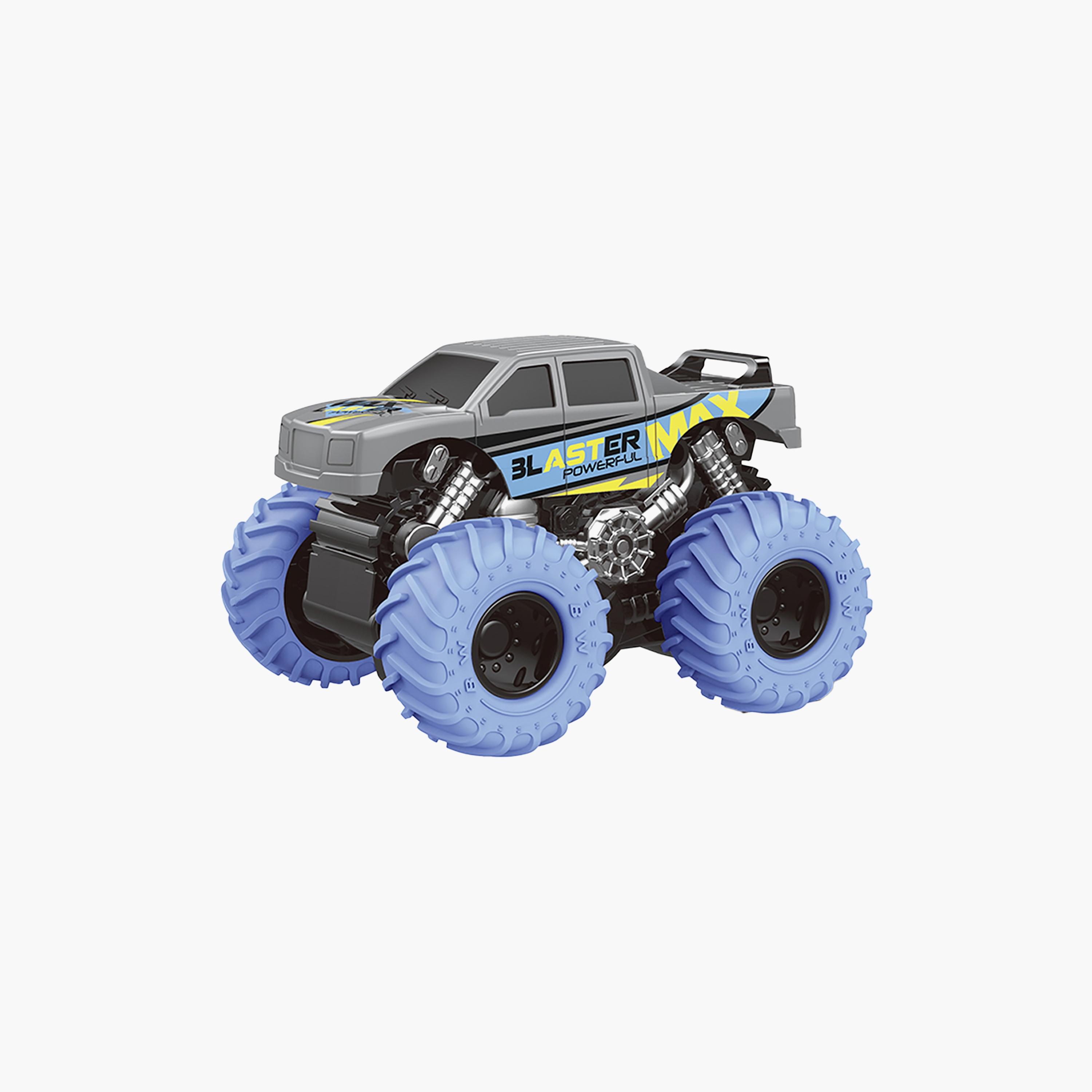 مجموعة لعب سيارة 4*4 بالقصور الذاتي مصبوبة من ليتل ستوري، أزرق-toys-playvehicles-diecastcars-image-3