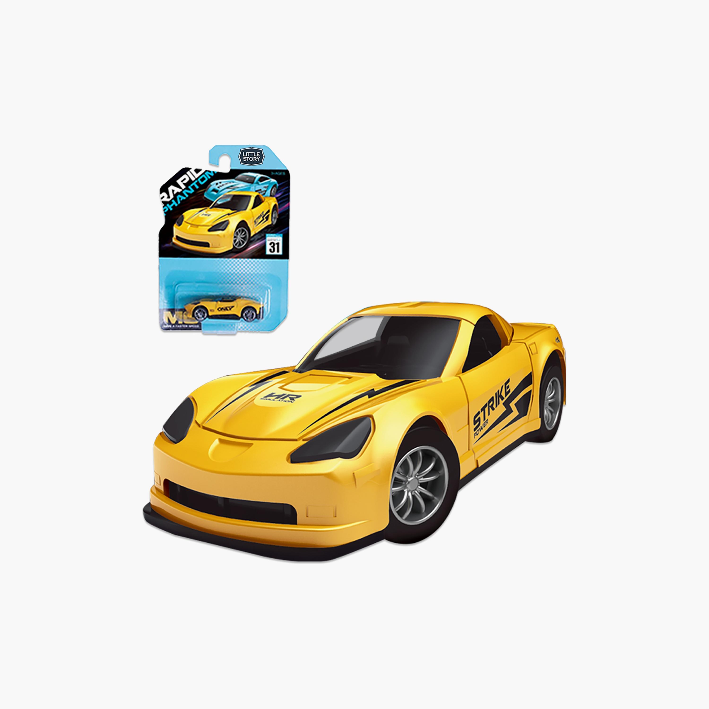 Little Story Slide Die Cast Toy Rapid Car, Multicolour-toys-playvehicles-diecastcars-image-1