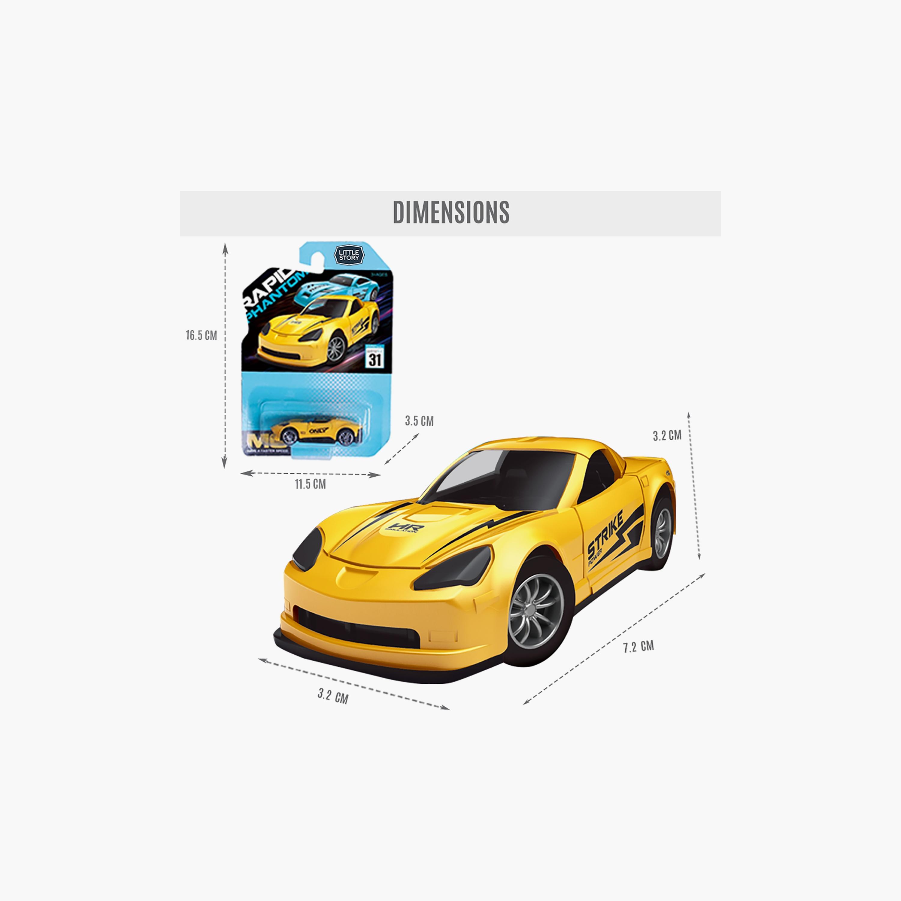 Little Story Slide Die Cast Toy Rapid Car, Multicolour-toys-playvehicles-diecastcars-image-5