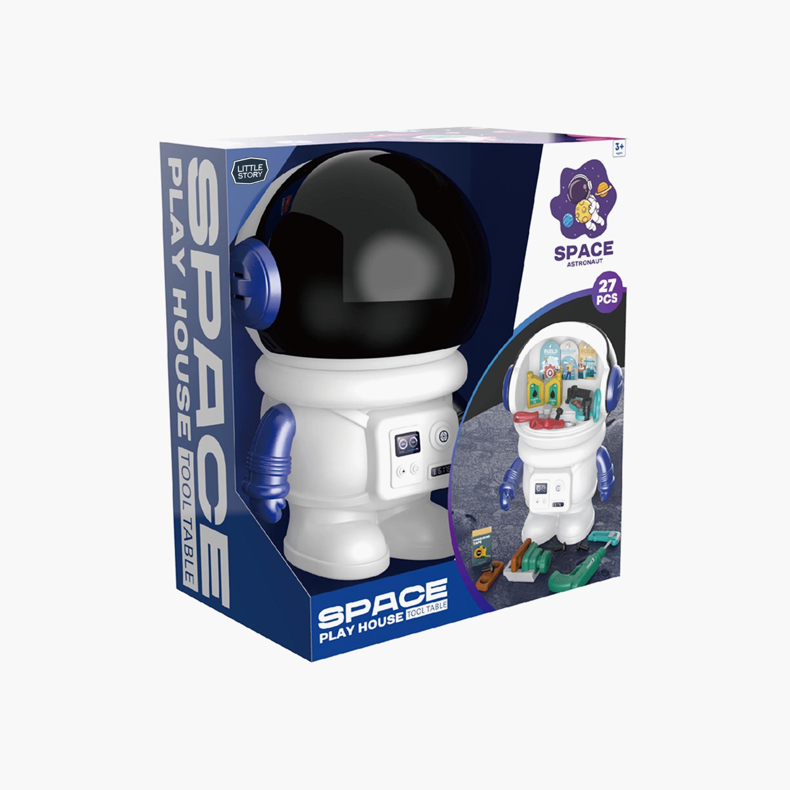 Little Story 27Pcs Makeup Set Astronaut, Multicolour-toys-roleplay-makeupandcosmeticsets-image-1
