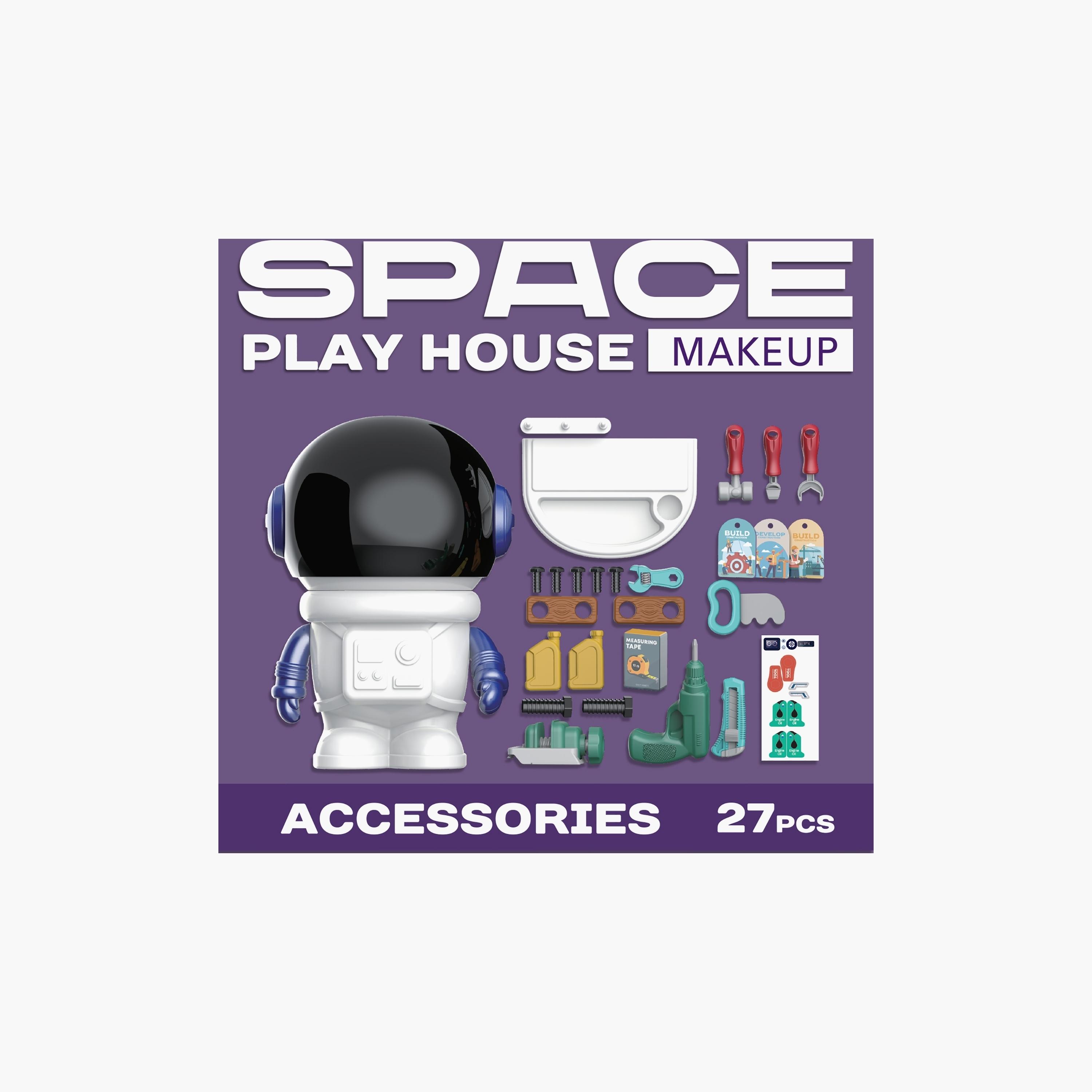 Little Story 27Pcs Makeup Set Astronaut, Multicolour-toys-roleplay-makeupandcosmeticsets-image-5