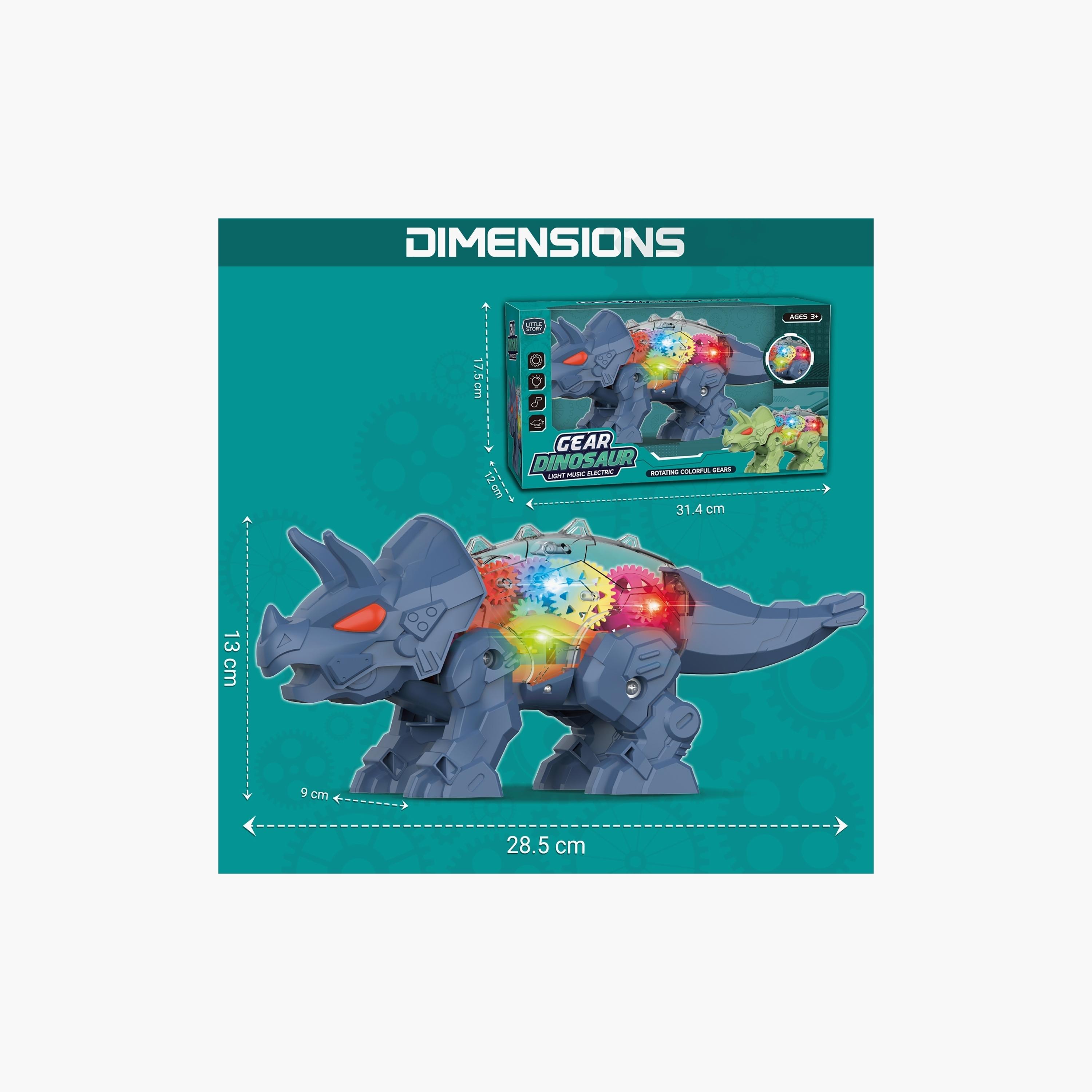 Little Story Electric Diy Gear Dinosaur With Light And Sound, Blue-toys-playfigures-actionplaysets-image-5