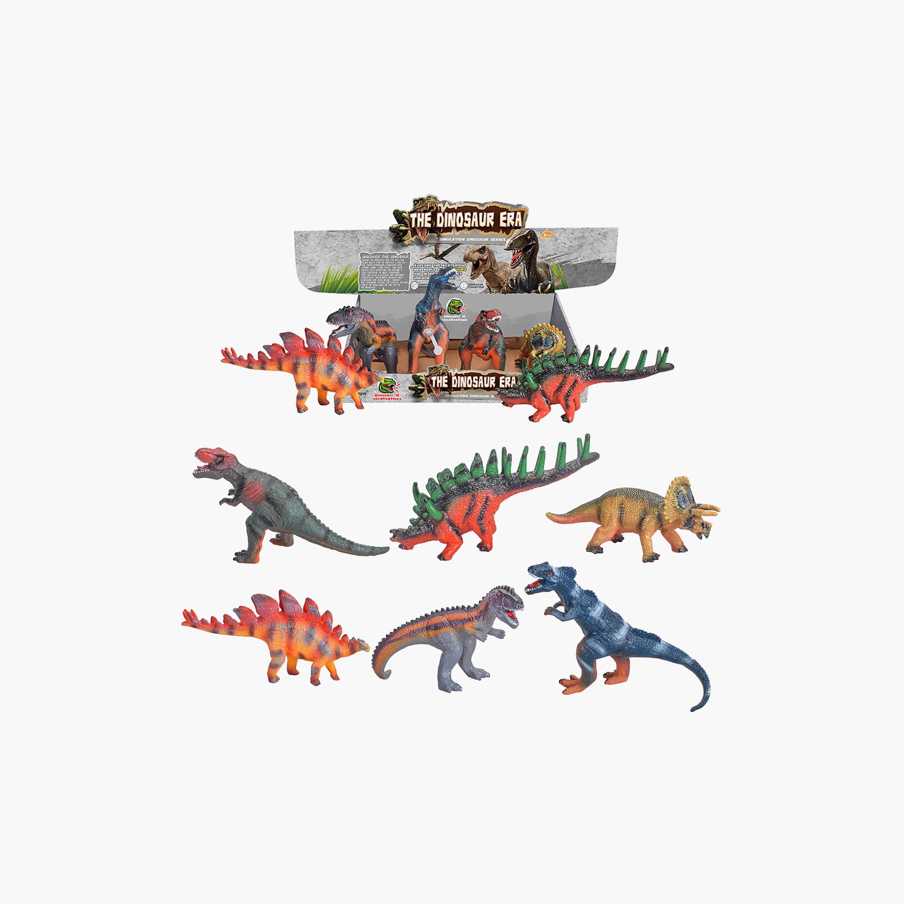 Little Story 6-Piece Simulated Dinosaur With Ice Vocalization Toy, Multicolour-toys-playfigures-actionplaysets-image-2