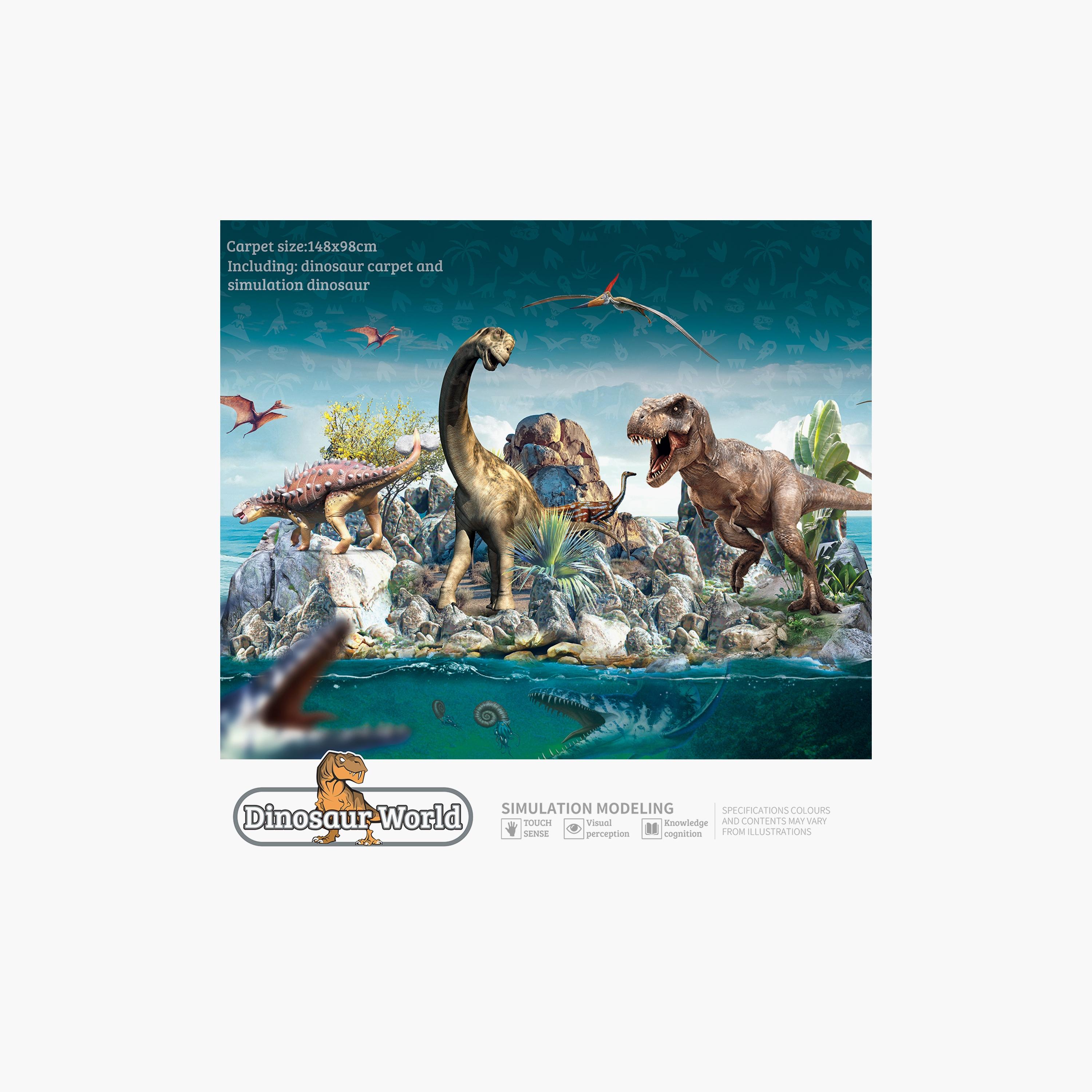 Little Story 6-Piece Simulated Dinosaur With Ice Vocalization Toy, Multicolour-toys-playfigures-actionplaysets-image-3