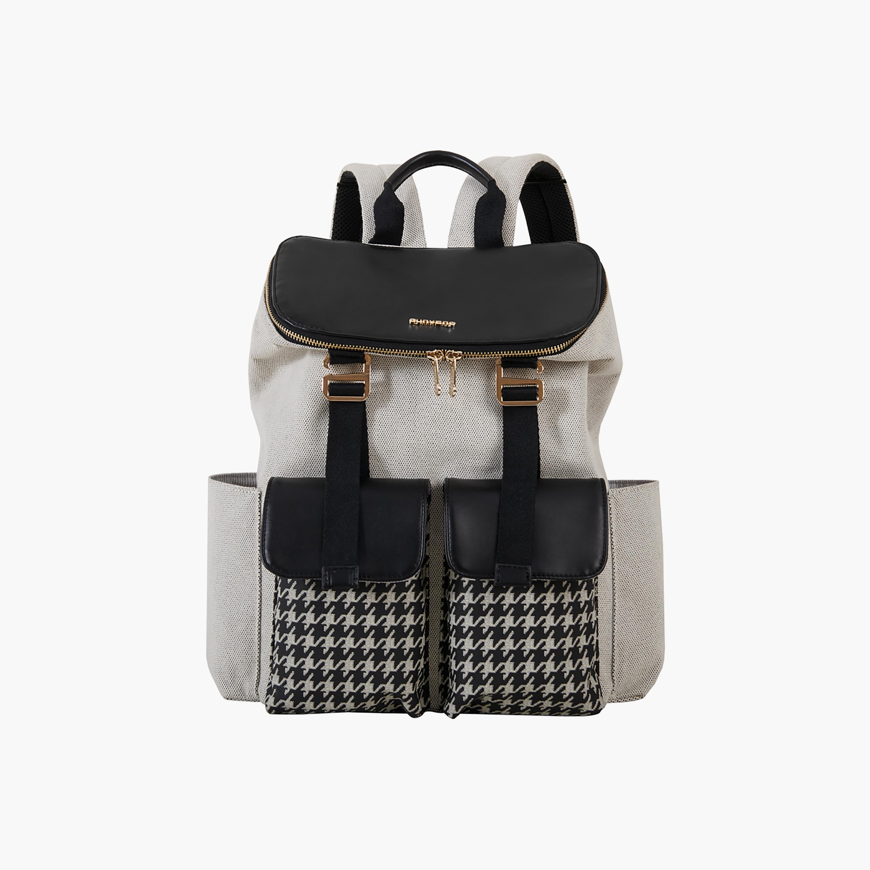 Sunveno Mamma Diaper Bag, Black-baby-gear-diaperbags-image-1