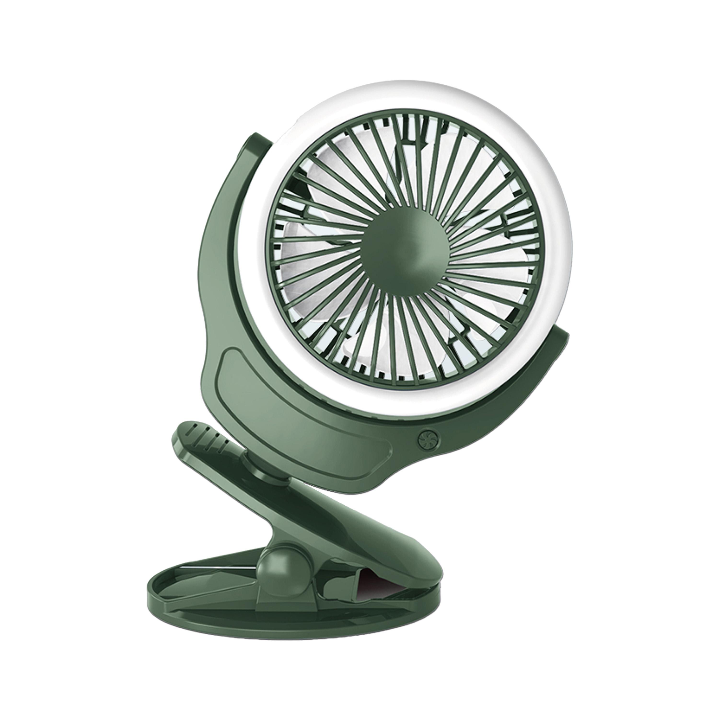 عربة أطفال من تيكنوم 2 في 1 مزودة بمروحة شحن يو إس بي مع إضاءة، أخضر-baby-gear-strollersandprams-accessories-image-9