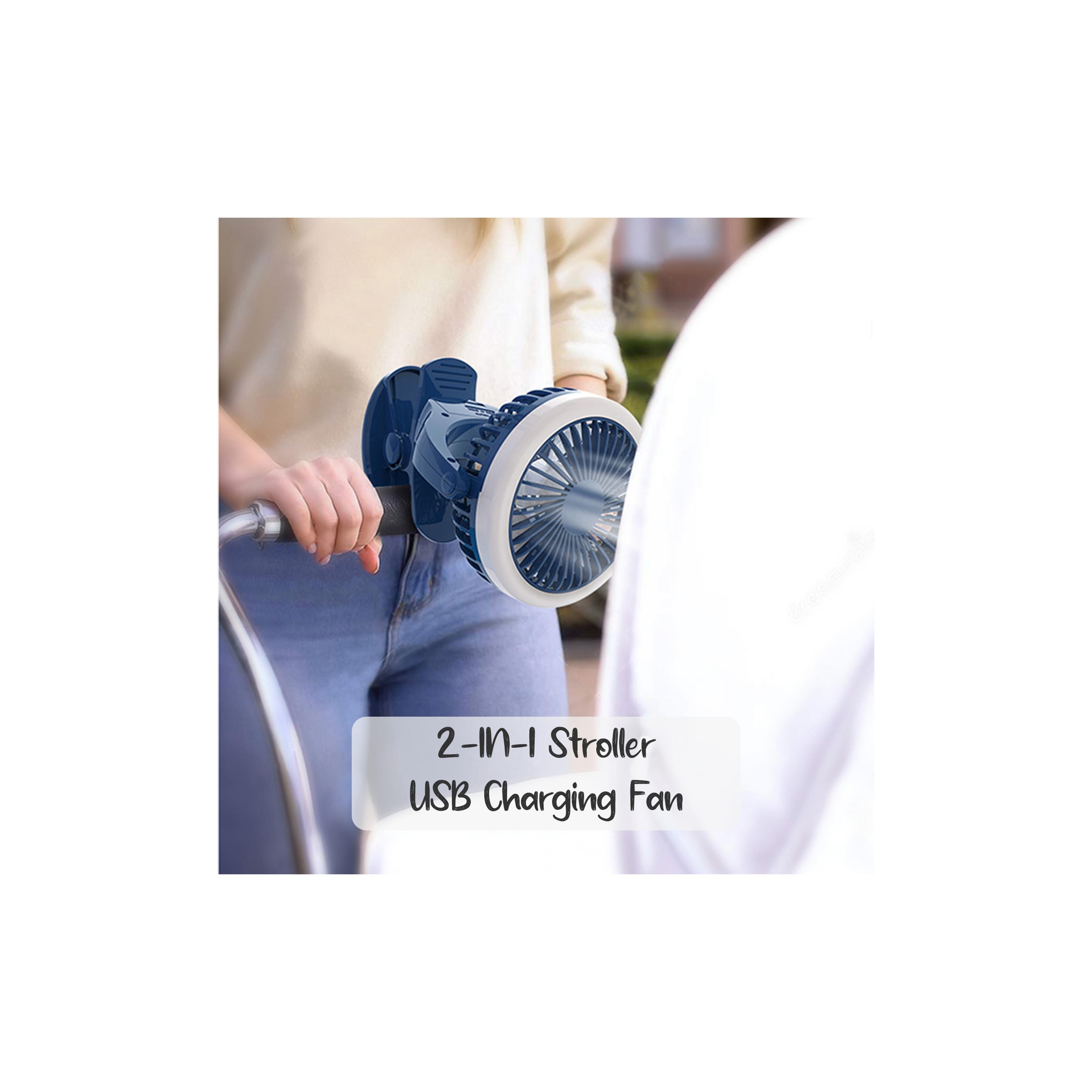 Teknum 2-In-1 Stroller Usb Charging Fan With Light, Blue-baby-gear-strollersandprams-accessories-image-6