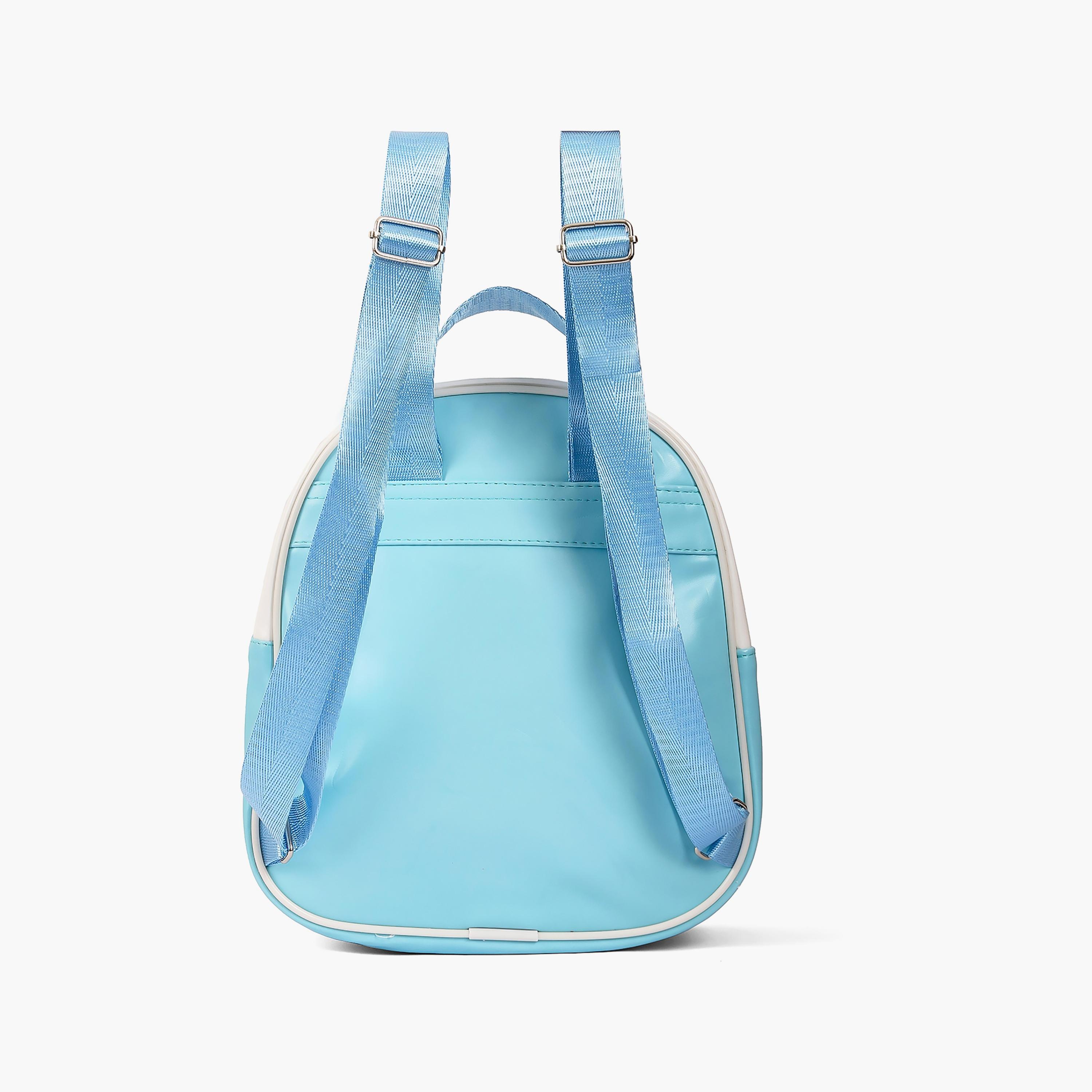حقيبة ظهر مدرسية مزينة بالترتر من إيزي كيدز، قطة أخضر-school-bagsandbackpacks-backpacks-image-2