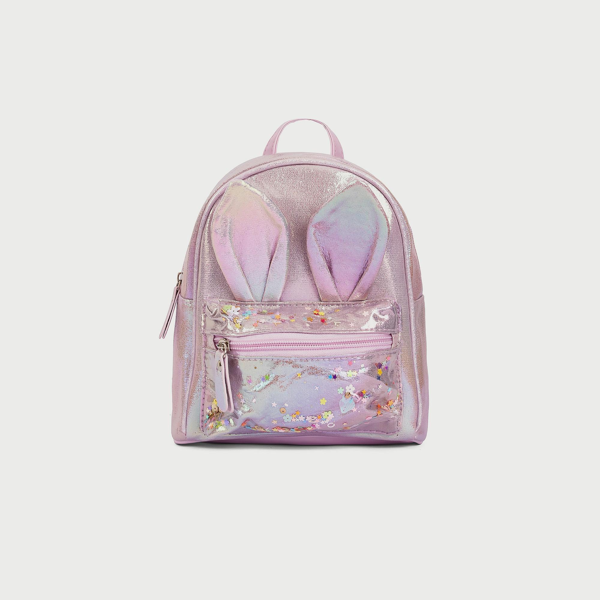 Eazy Kids School Backpack, Rabbit Purple-school-bagsandbackpacks-backpacks-image-1
