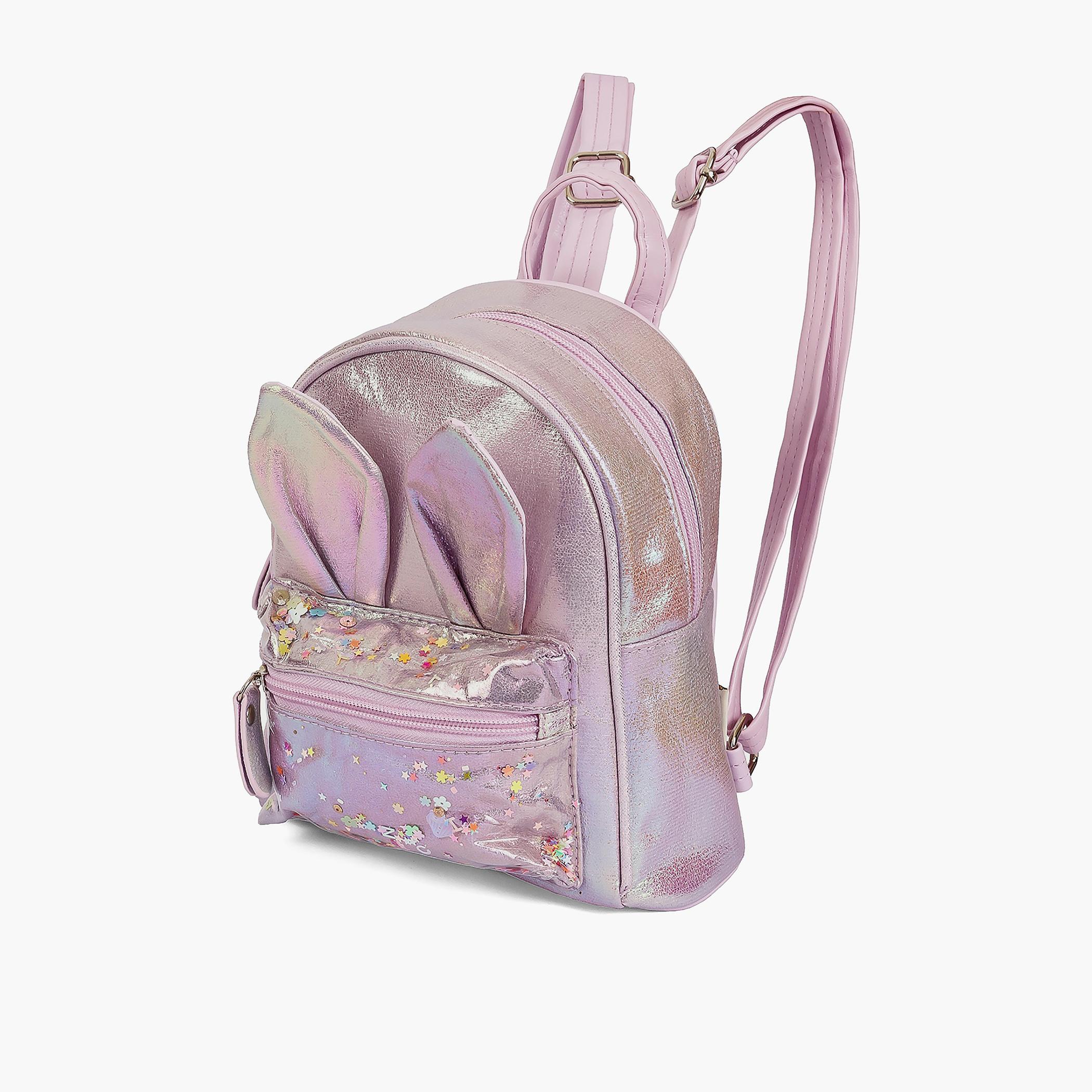 Eazy Kids School Backpack, Rabbit Purple-school-bagsandbackpacks-backpacks-image-3