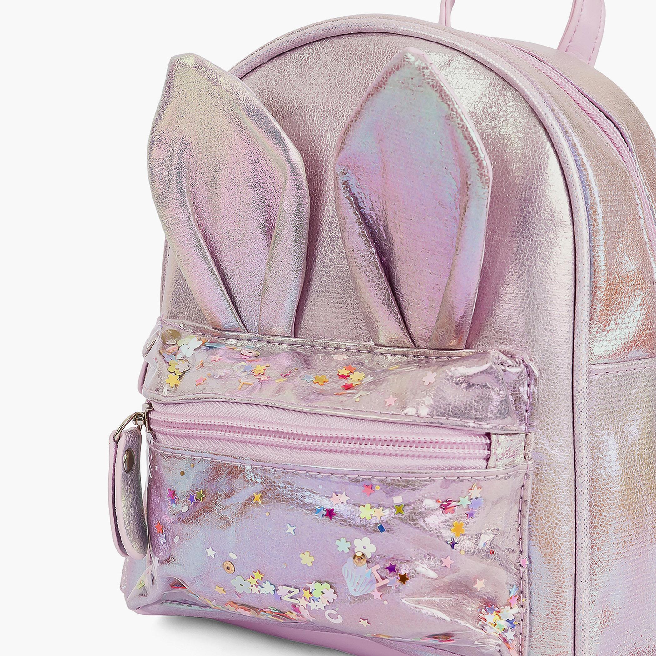 Eazy Kids School Backpack, Rabbit Purple-school-bagsandbackpacks-backpacks-image-4