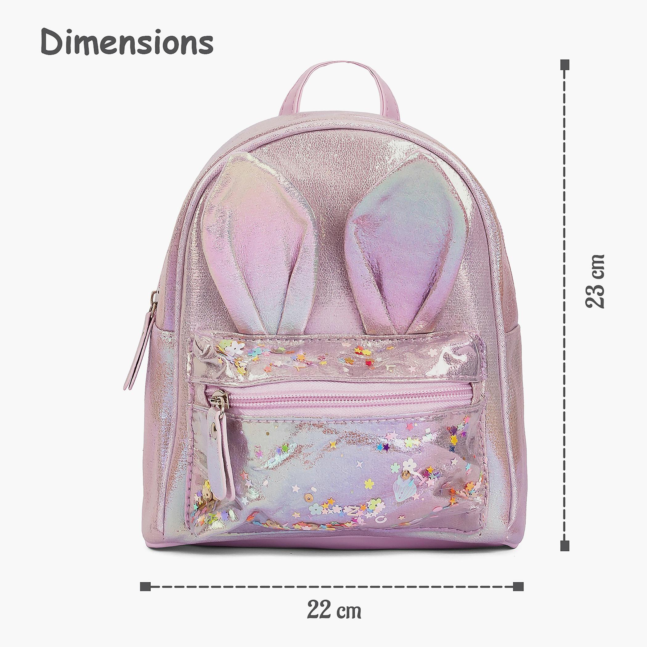 Eazy Kids School Backpack, Rabbit Purple-school-bagsandbackpacks-backpacks-image-6