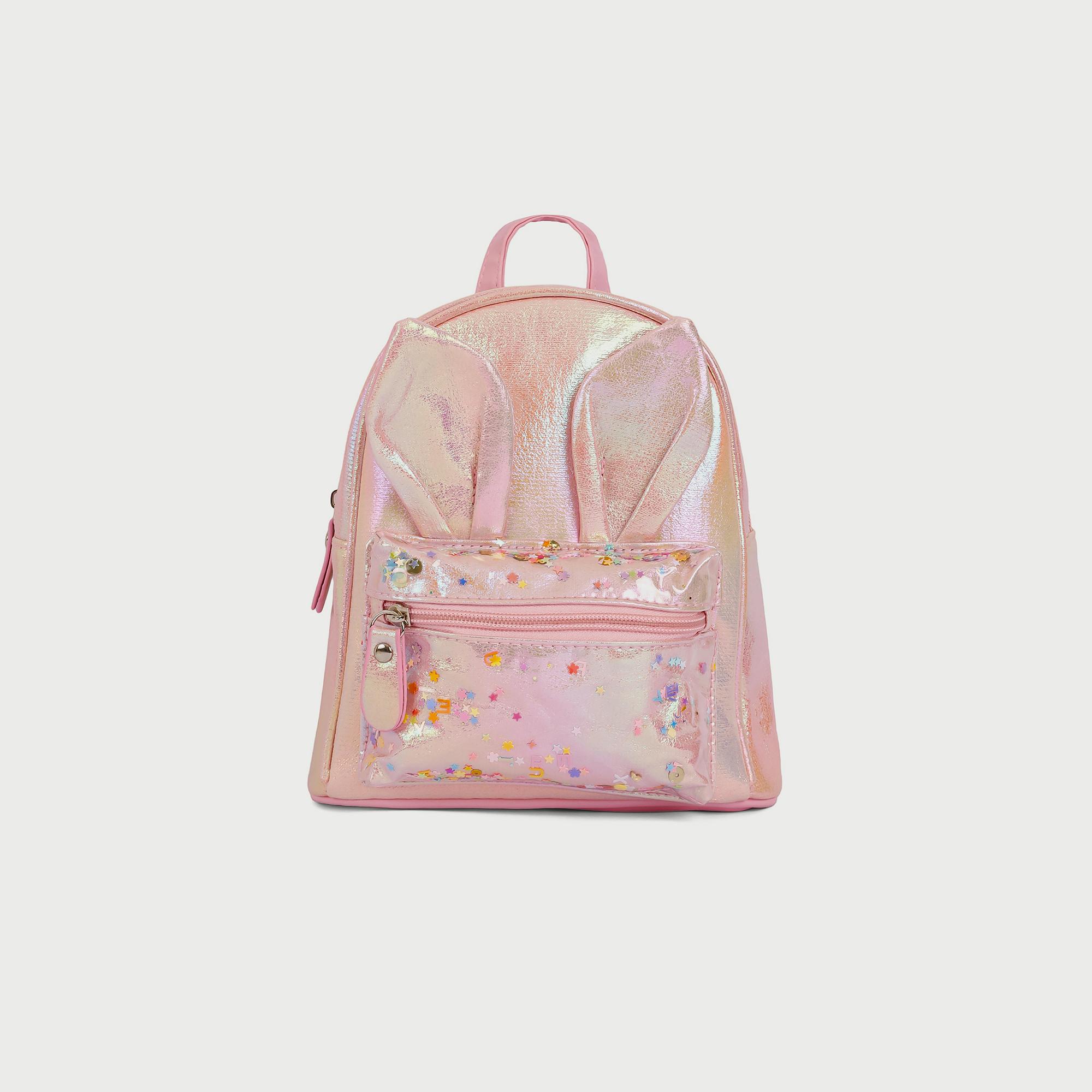 Eazy Kids School Backpack, Rabbit Pink-school-bagsandbackpacks-backpacks-image-1