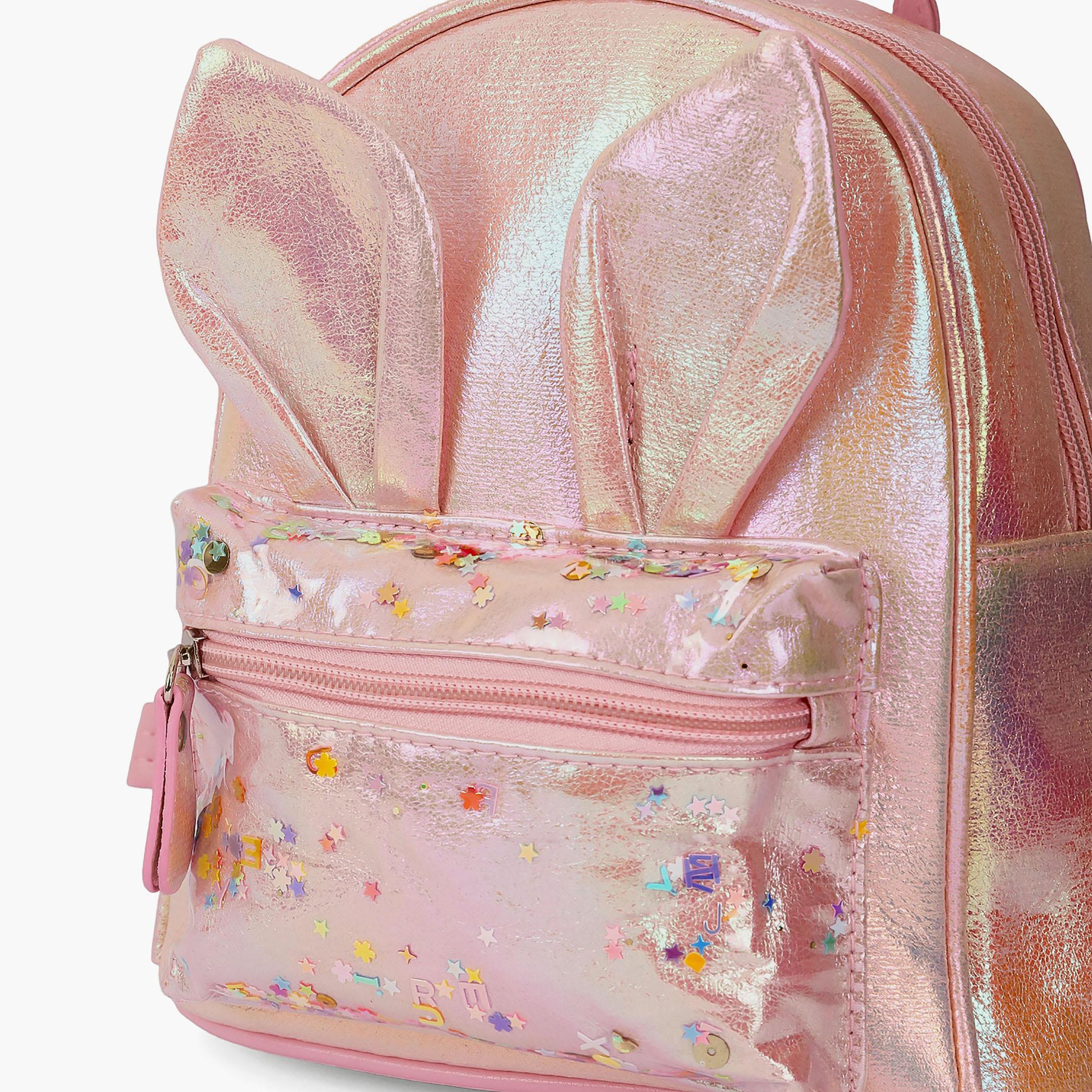 Eazy Kids School Backpack, Rabbit Pink-school-bagsandbackpacks-backpacks-image-4