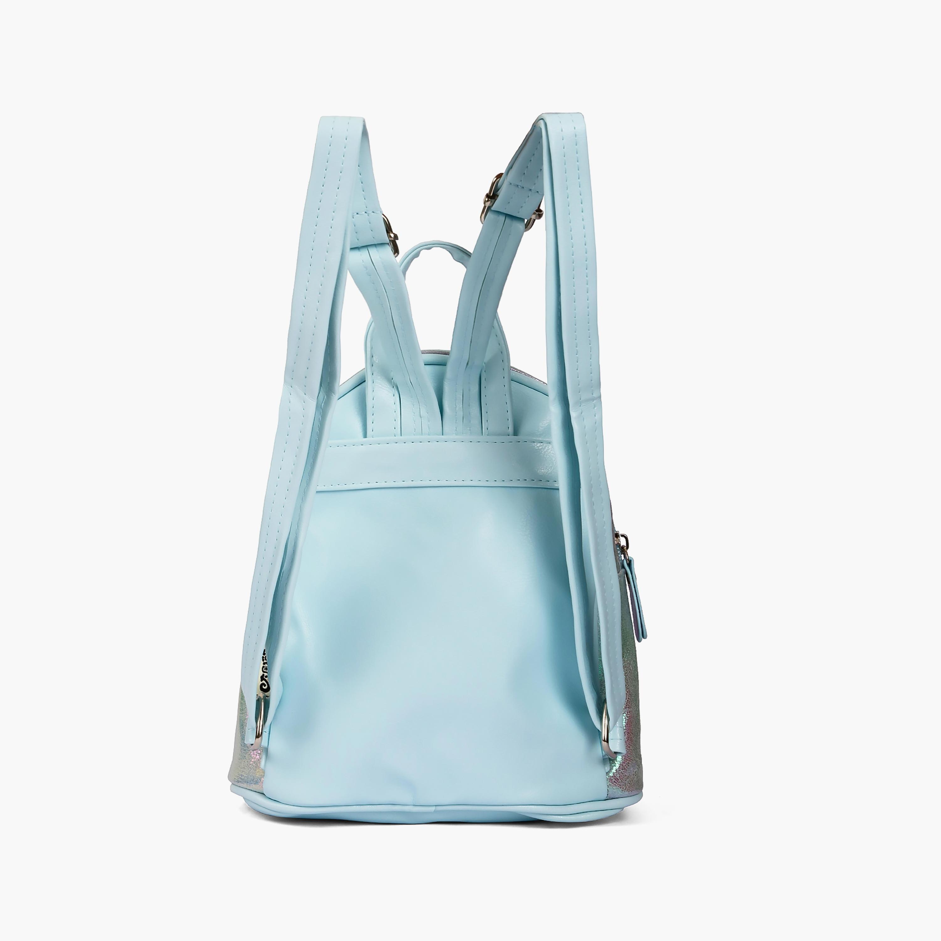 Eazy Kids Sequin School Backpack, Unicorn Green-school-bagsandbackpacks-backpacks-image-2