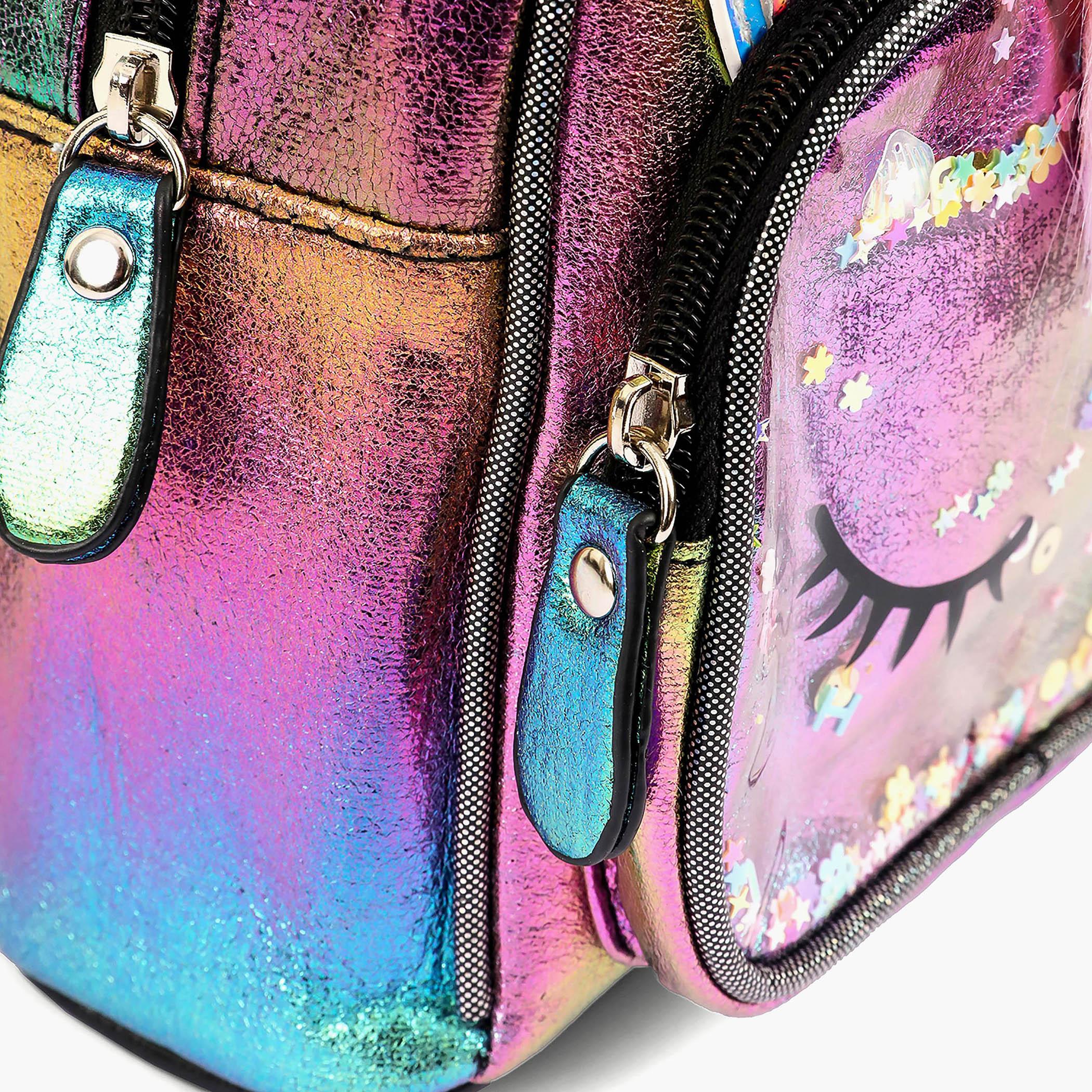 Eazy Kids Sequin School Backpack, Unicorn Multicolour-school-bagsandbackpacks-backpacks-image-5