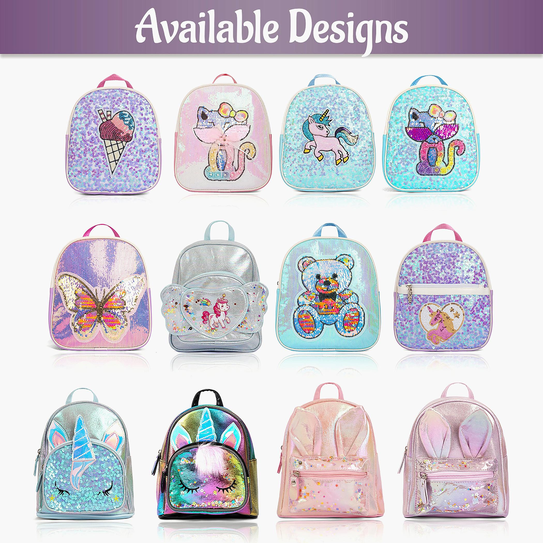Eazy Kids Sequin School Backpack, Unicorn Multicolour-school-bagsandbackpacks-backpacks-image-7