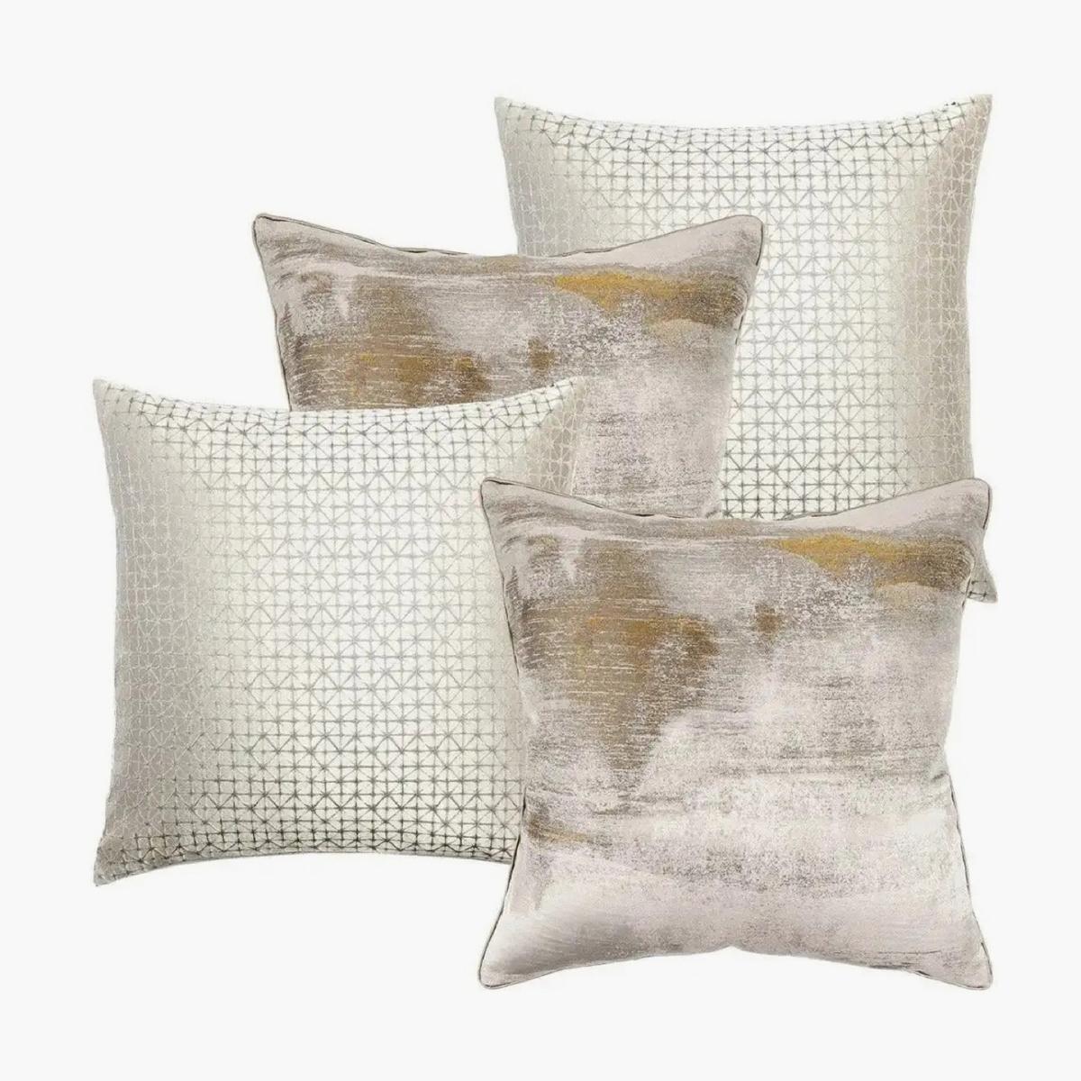 Aurelia 4-Piece Down Feather Filled Cushion Set - 50x50 cm