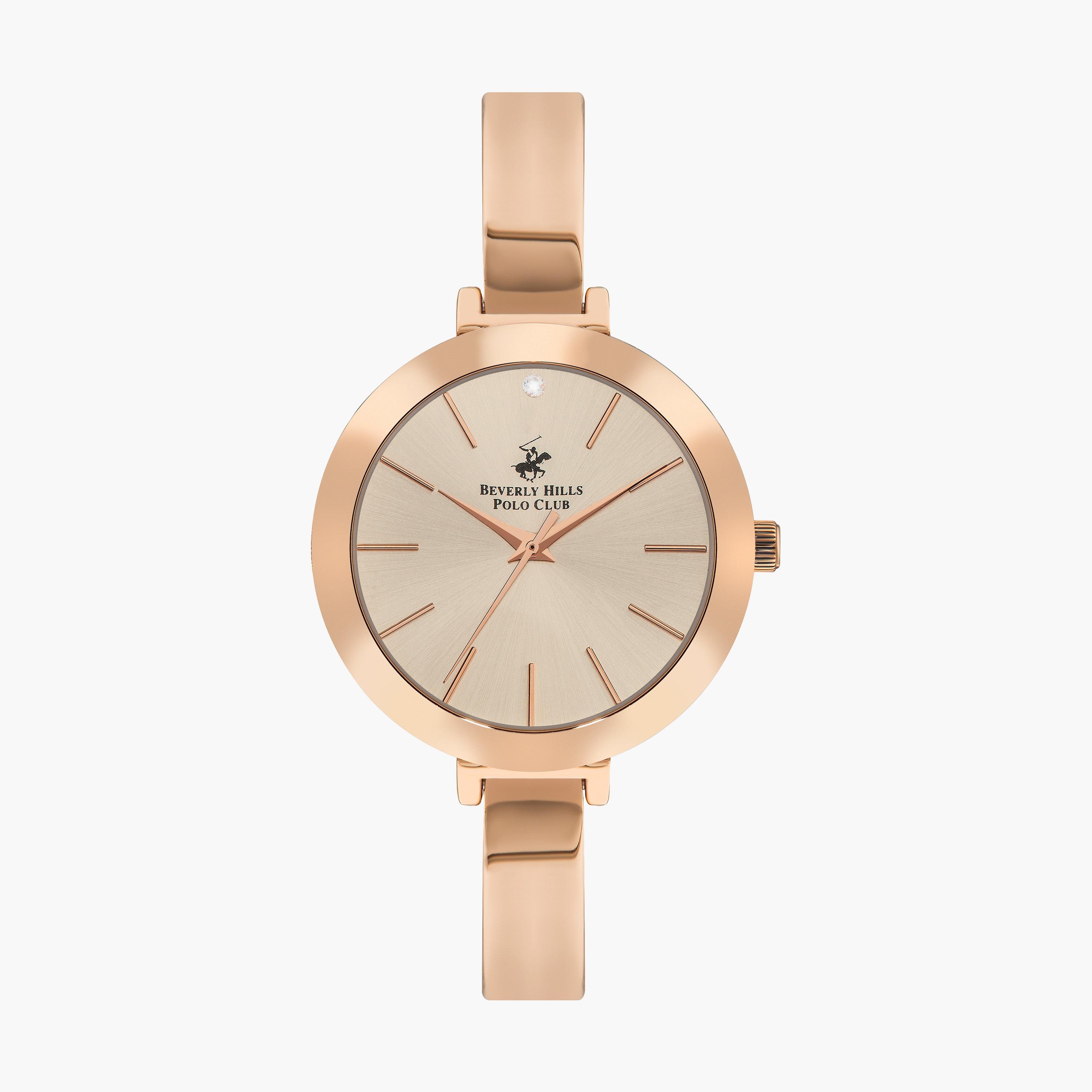 Beverly Hills Polo Club Rose Gold Analog Stainless Steel Strap Watch - BP3331X.410-women-watchesandjewellery-watches-image-1