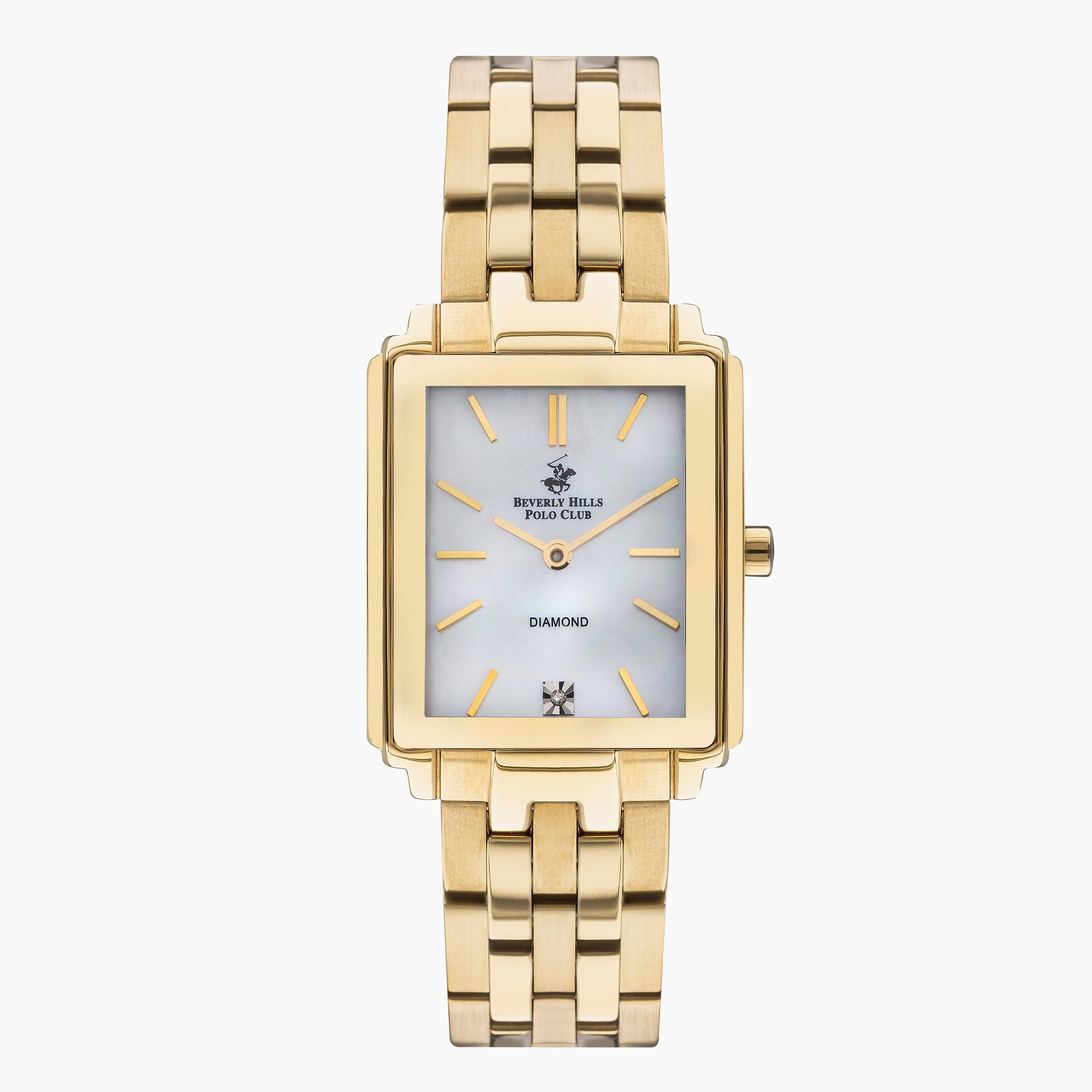 Beverly Hills Polo Club Gold Analog Stainless Steel Strap Watch - BP3326X.120-women-watchesandjewellery-watches-image-1