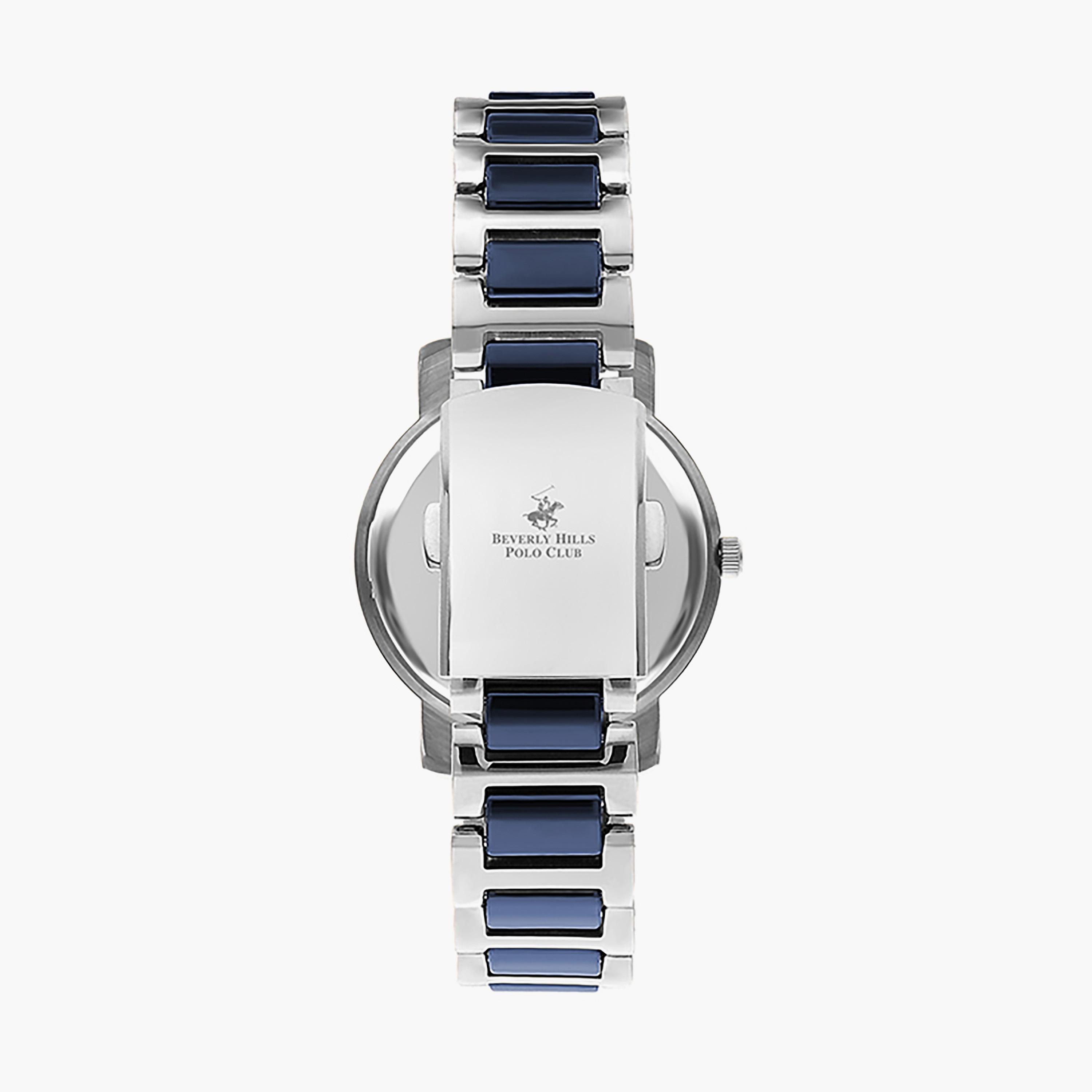 Beverly Hills Polo Club Women's Silver & Blue Analog Stainless Steel Strap Watch - BP3349X.390-women-watchesandjewellery-watches-image-3
