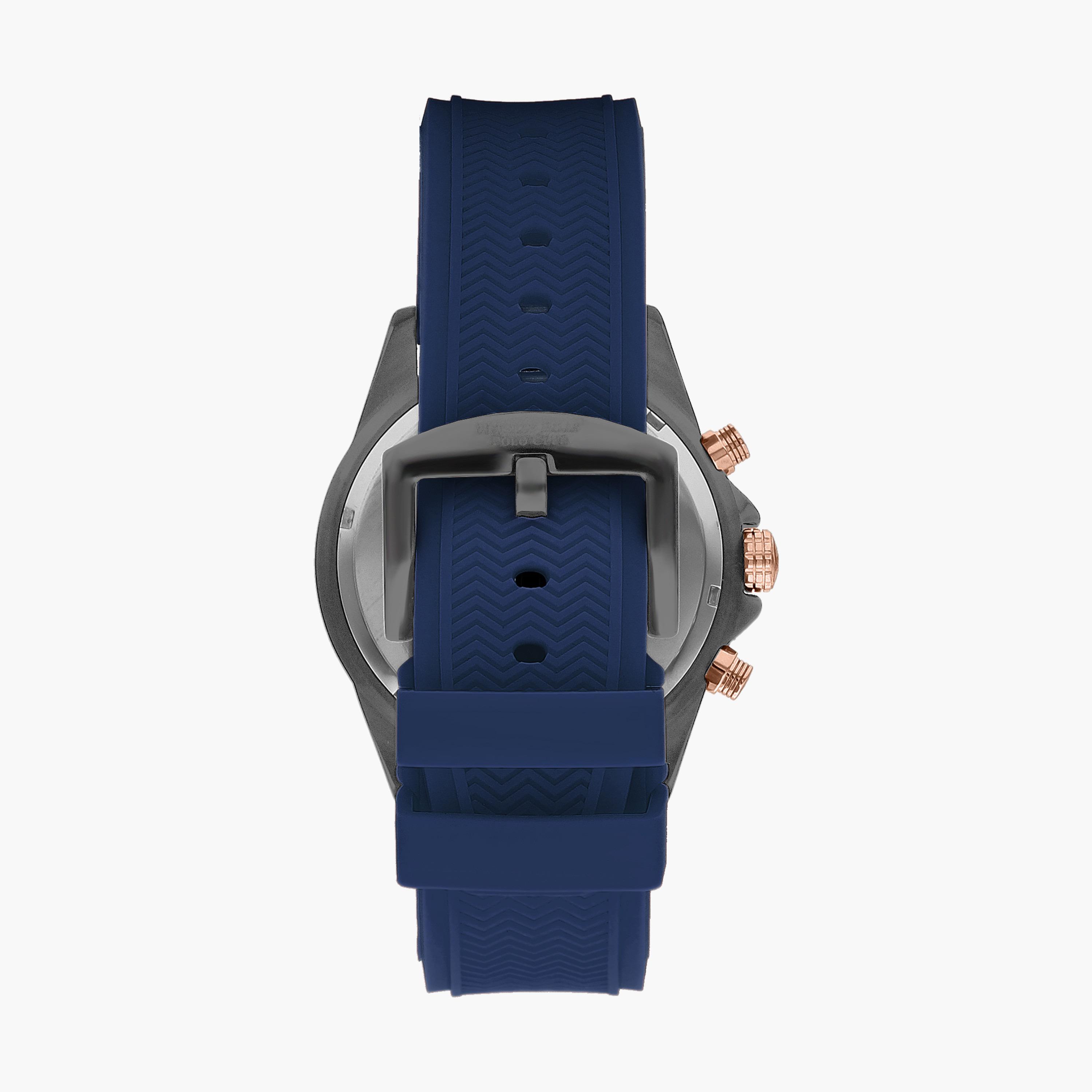 ساعة كرونوغراف من بيفرلي هيلز بولو كلوب بسوار سيليكون أزرق للرجال BP3324X.099-men-watchesandjewellery-watches-image-3