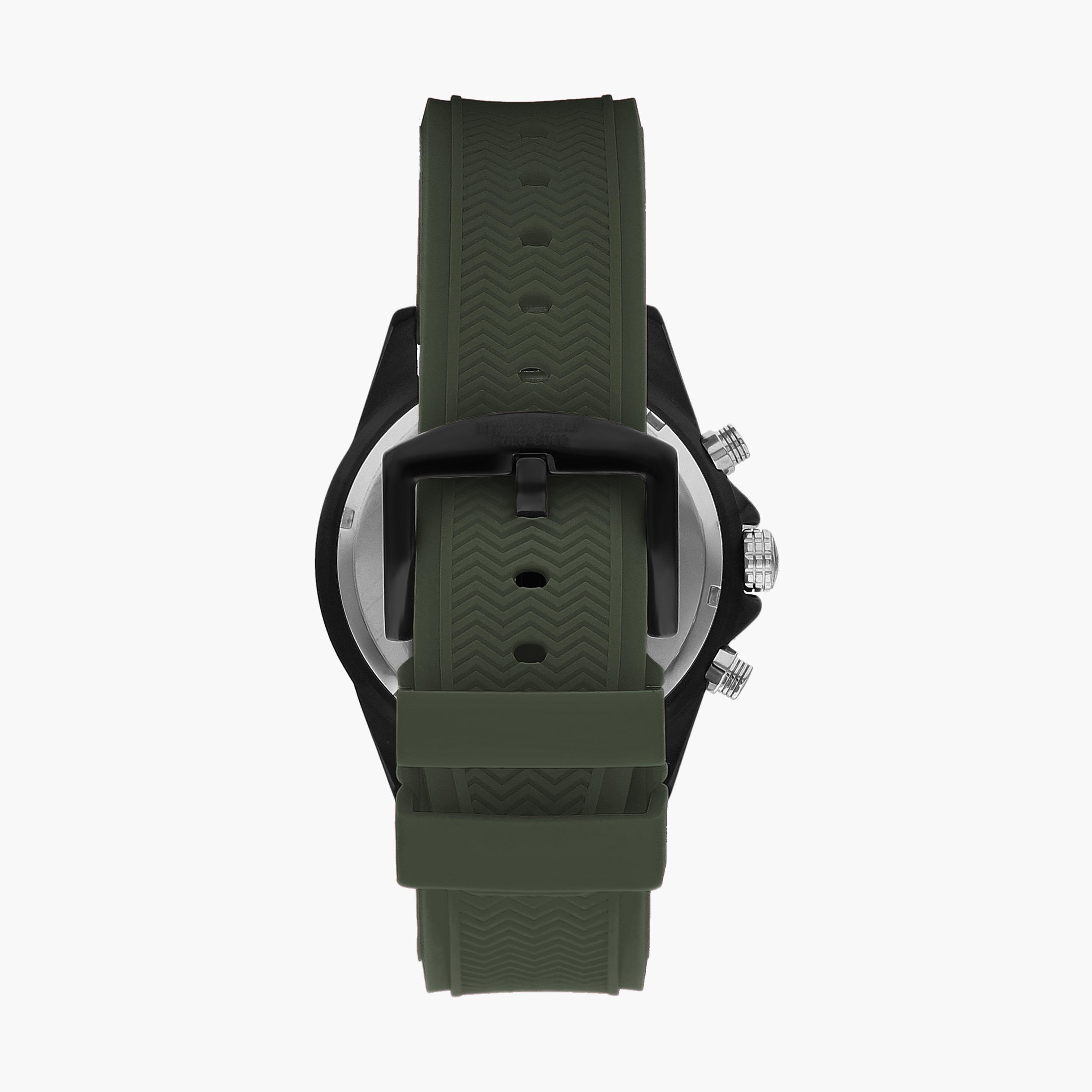 ساعة كرونوغراف من بيفرلي هيلز بولو كلوب بسوار سيليكون أخضر للرجال BP3324X.675-men-watchesandjewellery-watches-image-3